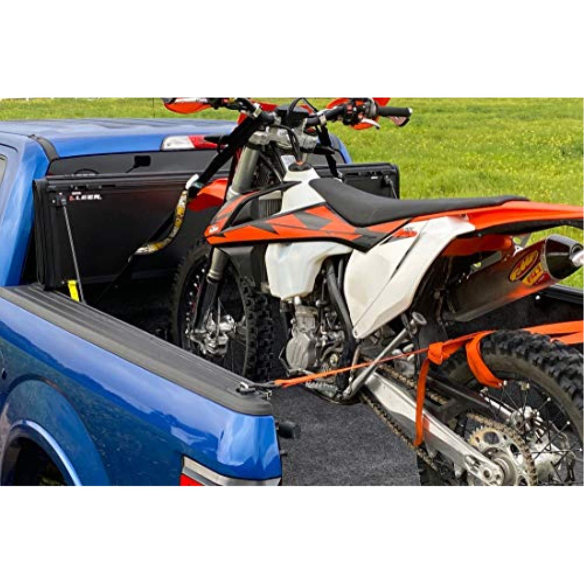 Leer Hf650M Quad-Folding Truck Bed Tonneau Cover, Fits Ford F-150 Light Duty, Years 2004-2014, 5'6 Truck Bed, Black