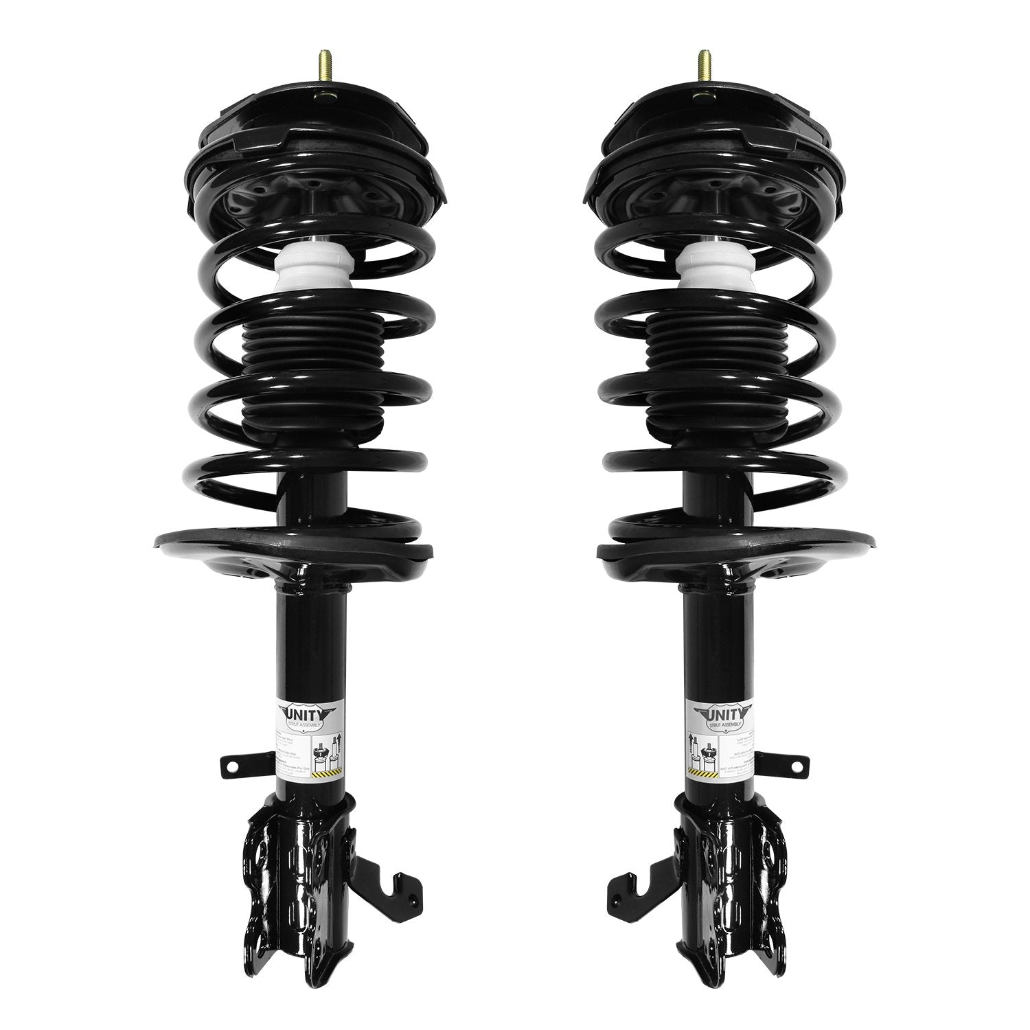 Unity 2 Wheel Complete Strut Assembly Kit - Model 2-11151-11152-001 for 1993-2002 Toyota Corolla