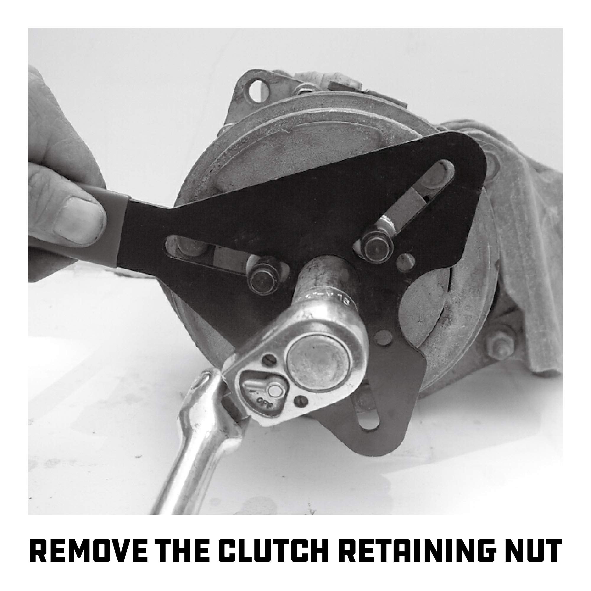 Powerbuilt Air Conditioning Clutch Remove And Install Tool Kit, Ac Compressor Clutches Remover And Installer, Holding Tools, Sto
