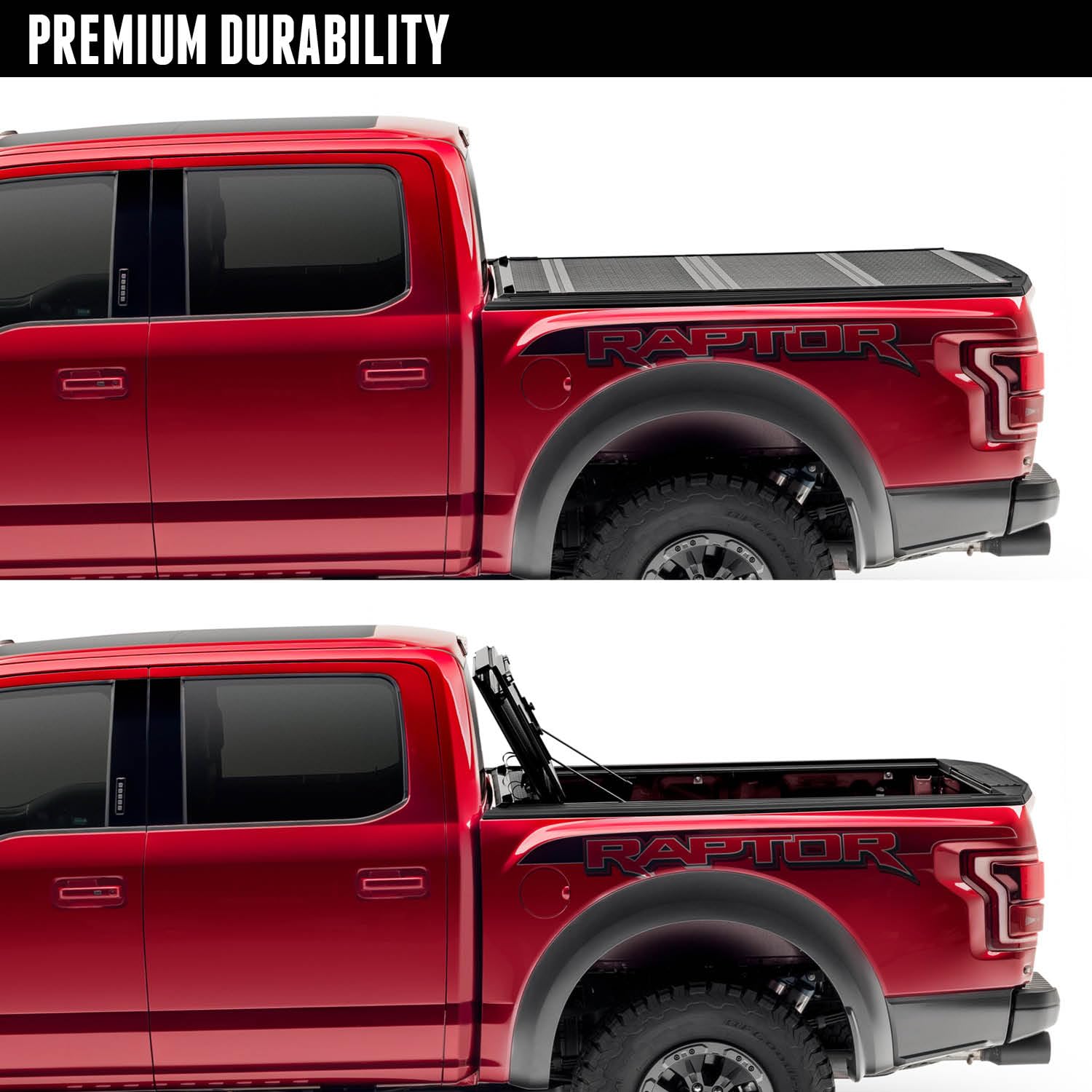 Realtruck Bak Bakflip F1 Hard Folding Truck Bed Tonneau Cover | 772223 | Fits 2019-2025 Dodge Ram 1500, Does Not Fit W/Multi-Fun