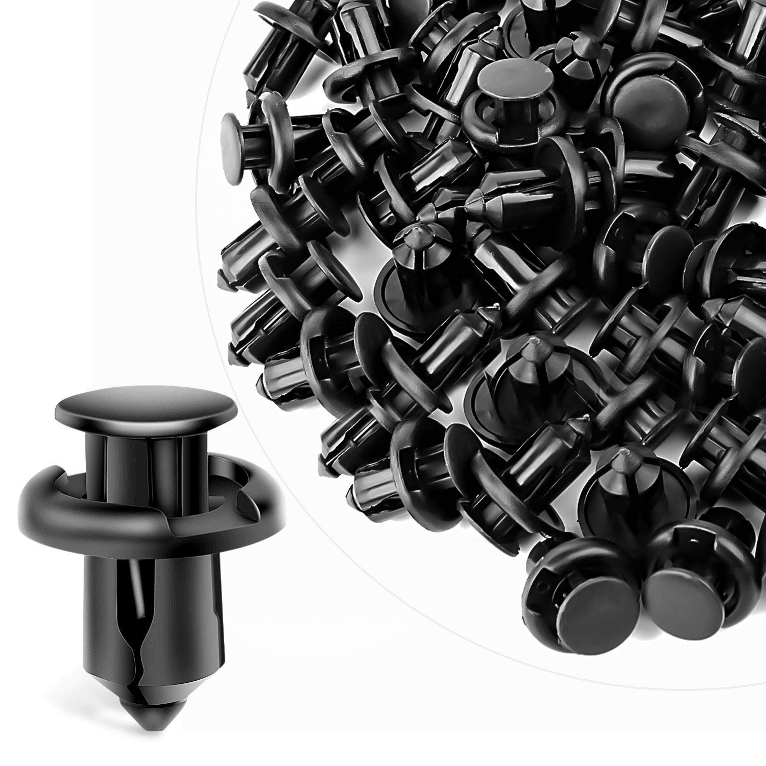 GOOACC GRC-08 Honda and Acura Fender Clips-91503-SZ3-003 40 Pcs Fastener Rivet Clips Nylon Bumper Automotive Furniture Assembly 