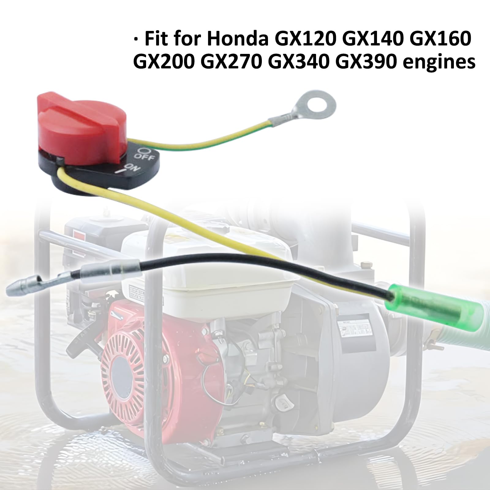 3pcs On Off Engine Stop Switch for Honda GX120 GX160 GX200 GX240 GX270 GX340 GX390 Champion Predator 212 Firman Kill Switch