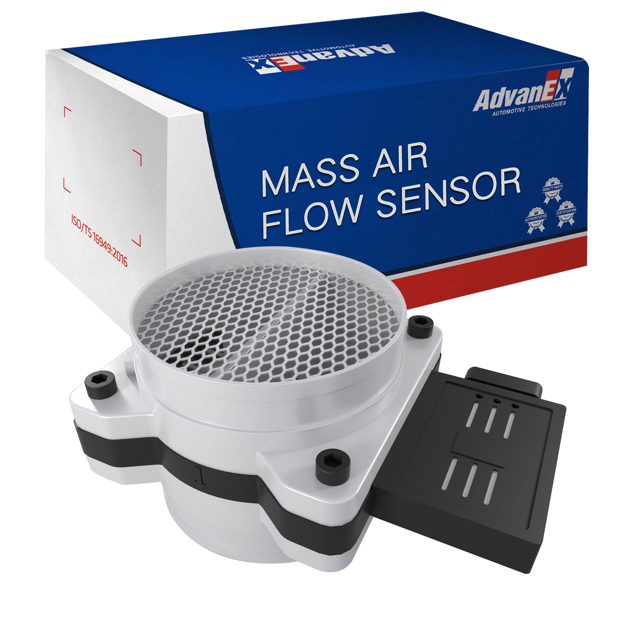 AdvanEX Mass Air Flow Sensor Compatible with 99-00 Cadillac Escalade/94-00 Corvette/96-99 Chevrolet C1500/96-00 Tahoe/96-99 GMC 