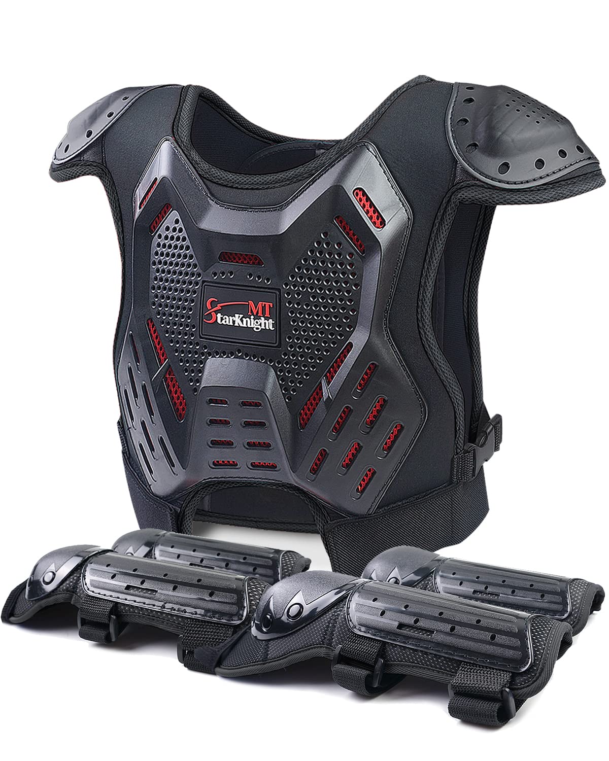 Starknightmt Kids Dirt Bike Gear - Youth Motorcycle Riding Protective Gear Atv Chest Protector Motocross Armor Suit For Boys Gir
