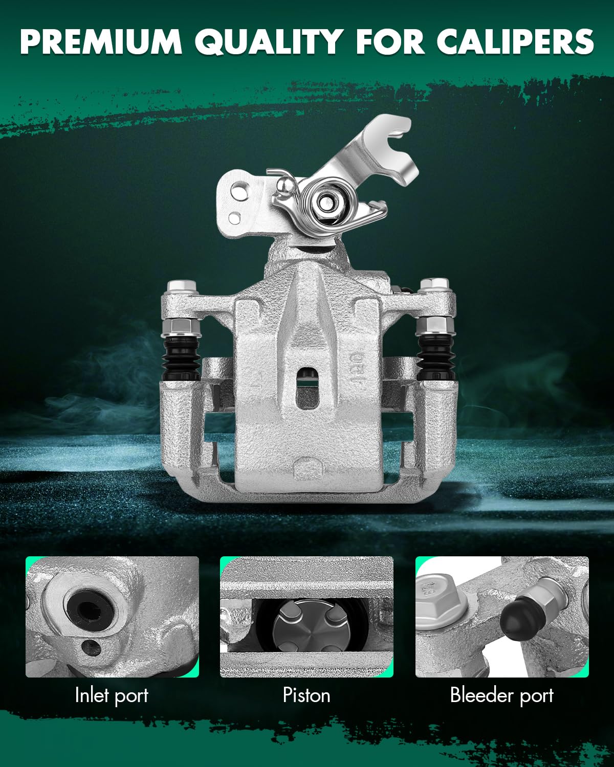 Scitoo Rear Brake Calipers With Bracket 18B5002 18B5003 Fit For Ford For Fusion 06-12 For Lincoln Mkz 07-12 For Lincoln Zephyr 0