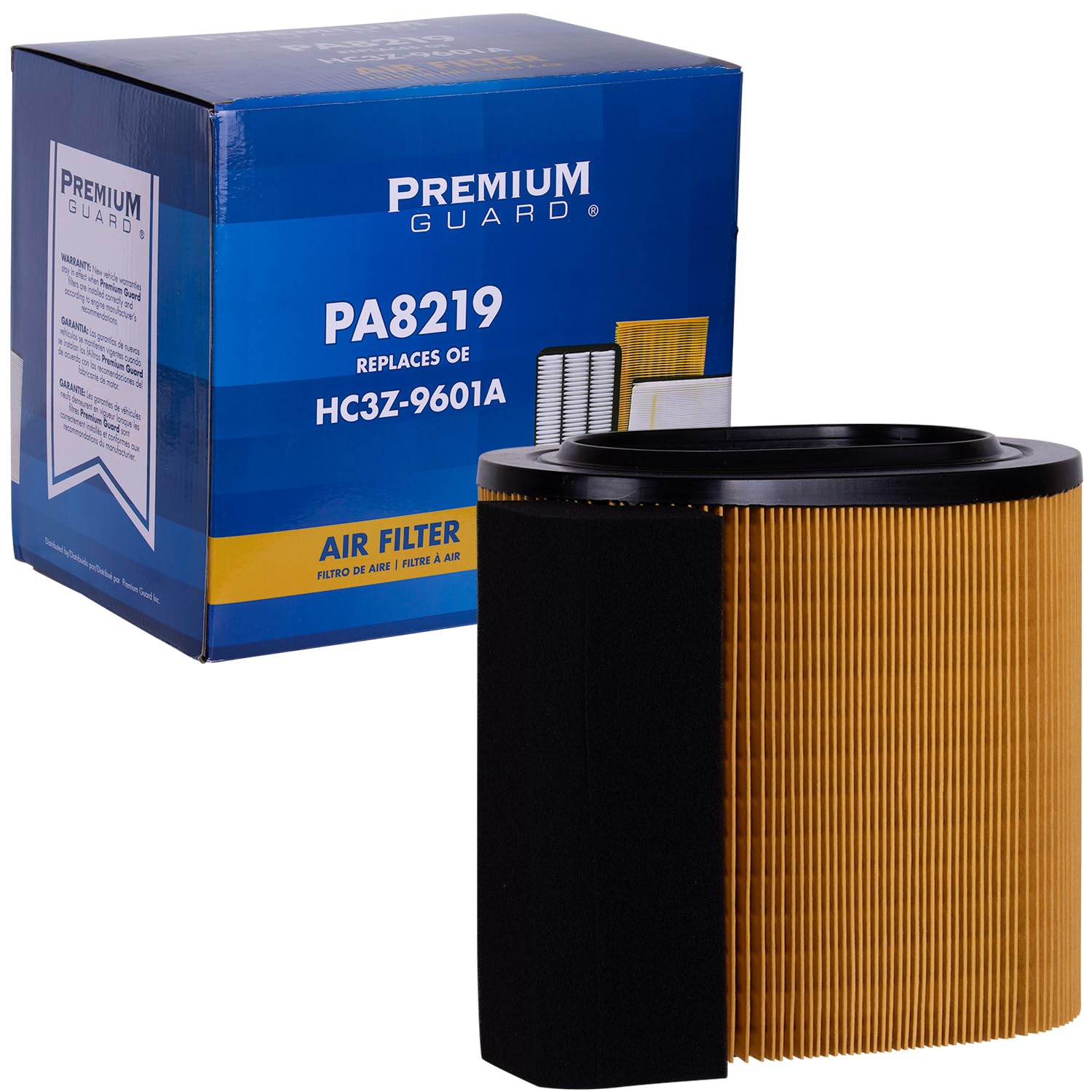 Pg Air Filter Pa8219| Fits 2017-19 Ford F-250 Super Duty, F-350 Super Duty, 2017 F-450 Super Duty, F-550 Super Duty