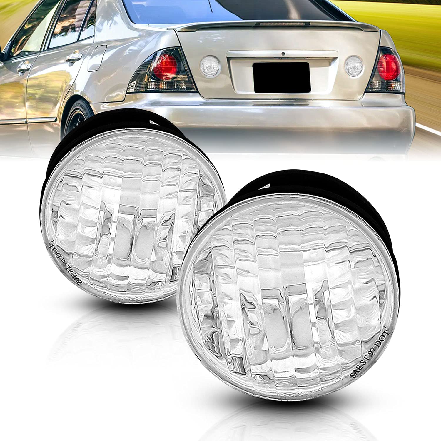 Amerilite Inner Trunk Light Clear For 2001-2005 Lexus Is-300 - Passenger And Driver Side