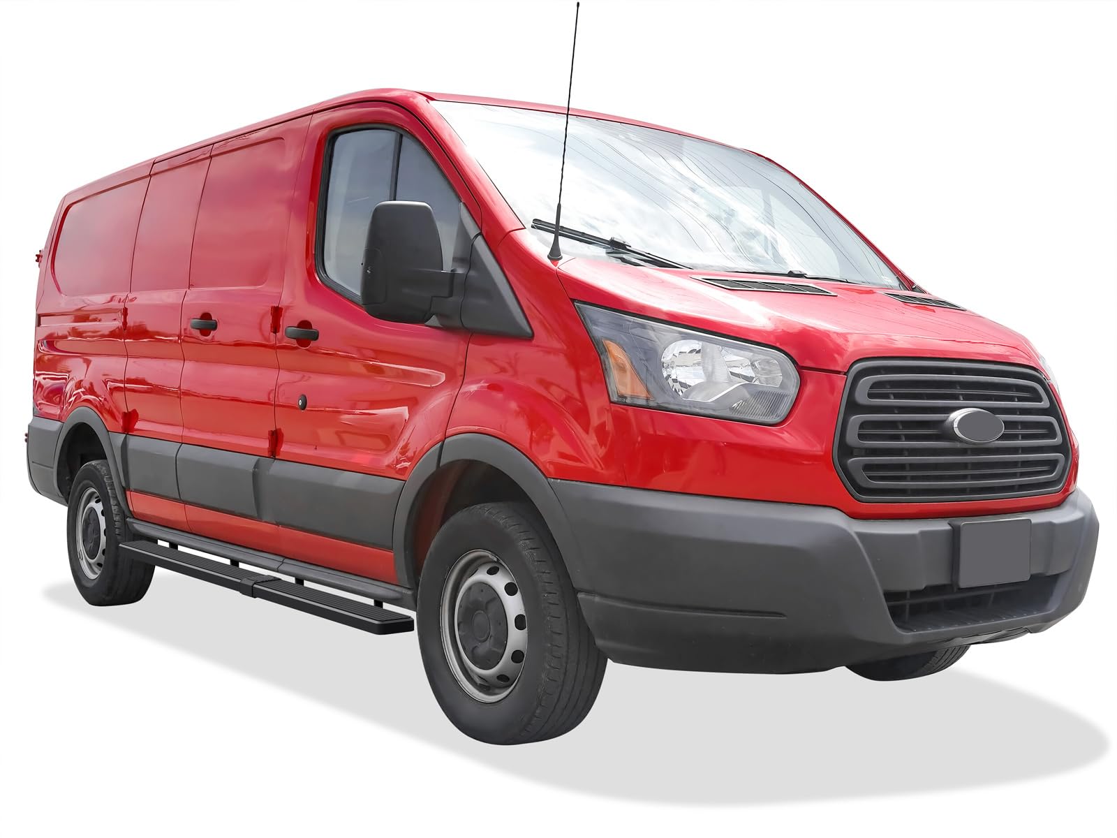 APS Running Boards (Side Steps Step Bars) Compatible with Ford Transit 2015-2025 Full Size Van 3-Door (Exclude 2022-2025 E-Trans
