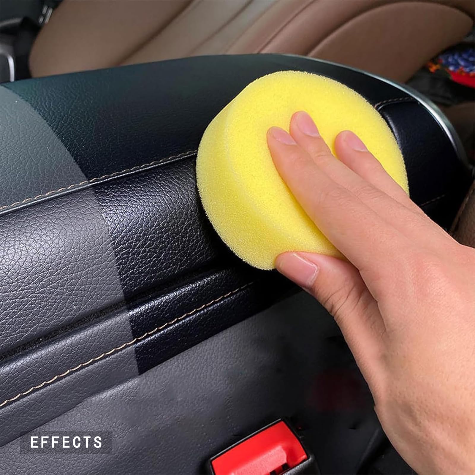 SIXCLA 2Pcs Cleaning and Care Cream & Cleaning Paste for Leather Care, Automotive Interior Leather Cleaning Cream, Leather Repai