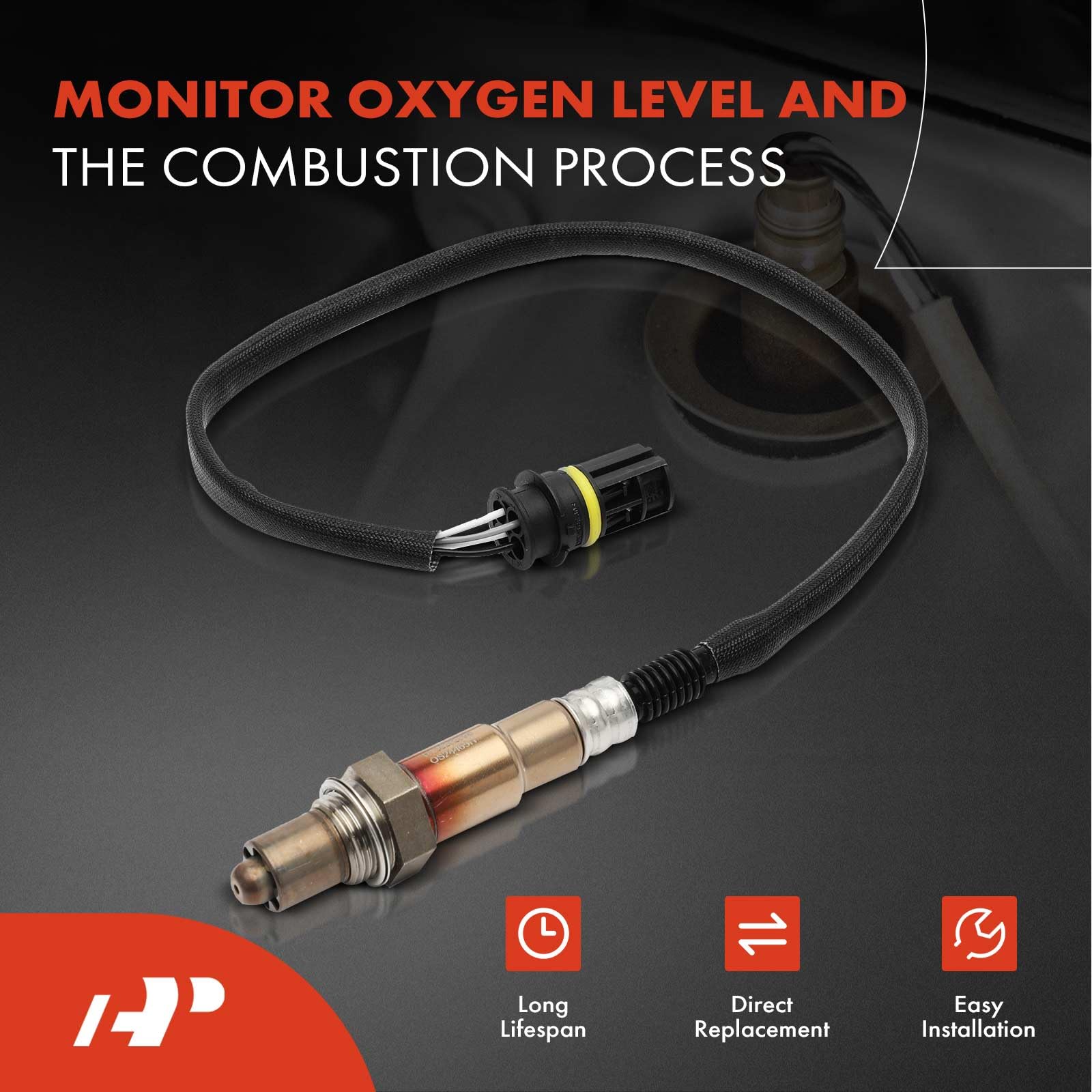 A-Premium O2 Oxygen Sensor Compatible with BMW Models - 128i, 135i, 325i, 328i, 328xi, 330xi, 335i, 335is, 335xi, 528i, X3, X5,