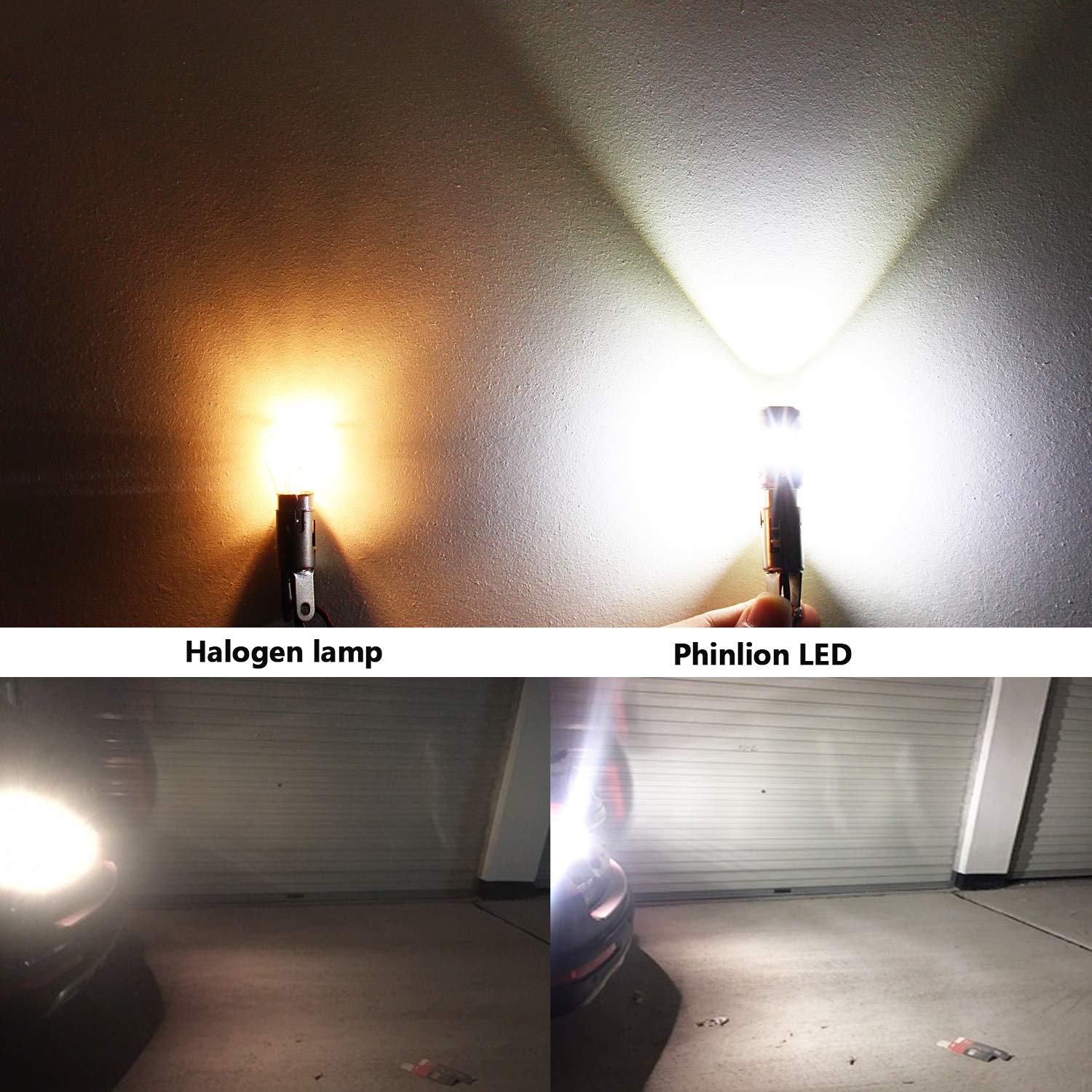 Phinlion 3600 Lumens 1156 Led Reverse Bulbs Super Bright P21W Ba15S 3497 7506 1141 Led Replacement With Projector For Car Truck