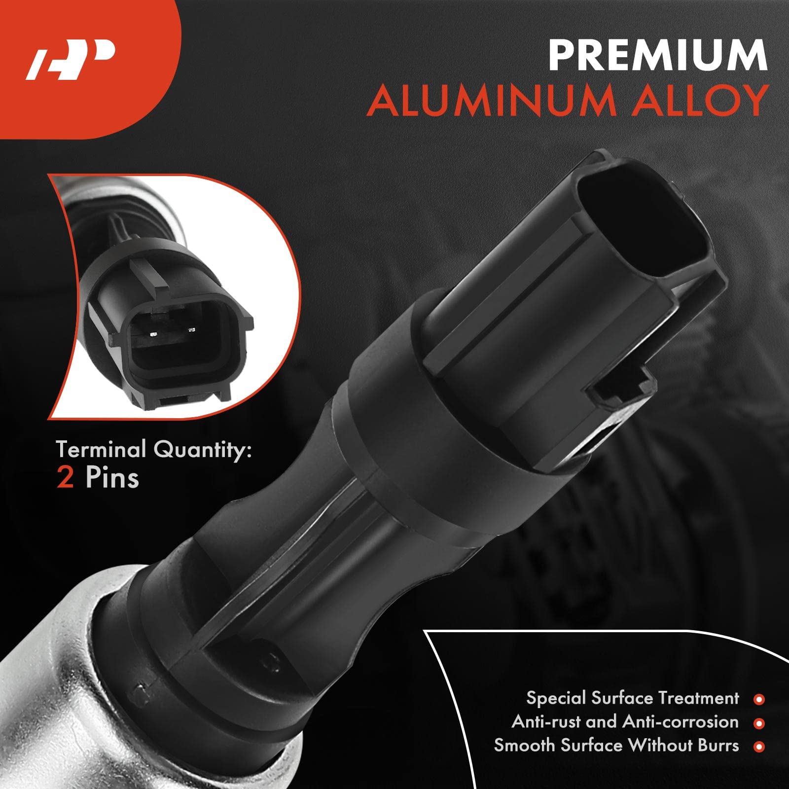 A-Premium 2-Pc Engine Variable Valve Timing (Vvt) Variable Camshaft Timing (Vct) Control Solenoid Compatible With Ford, Lincoln