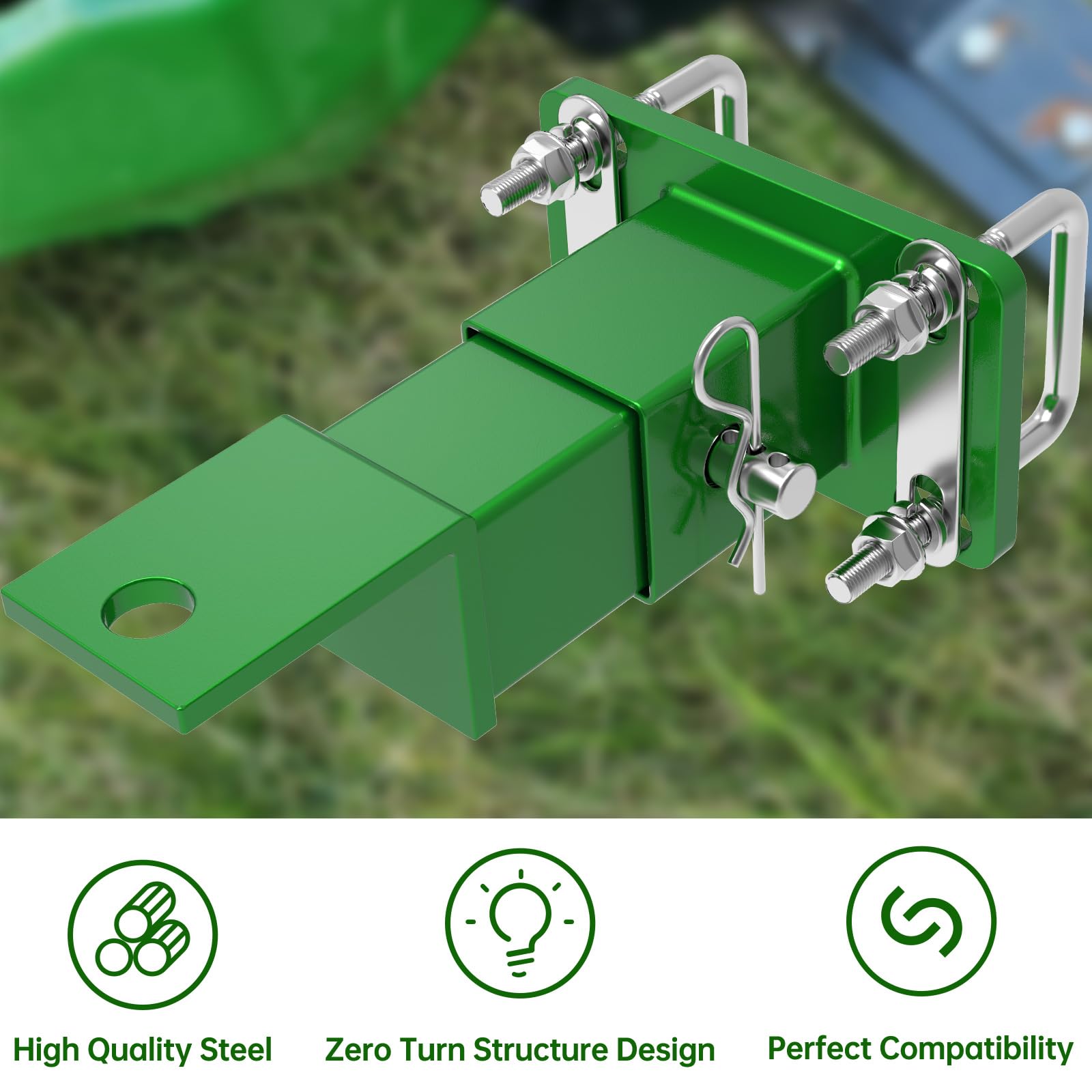 ForoGore Zero Turn Lawn Mower Hitch Rear Compatible with John Deere Rear Gas Z Trak Z224 Z225 Z245 Z425 Z445 & Z910 Z920 Z925 Z9