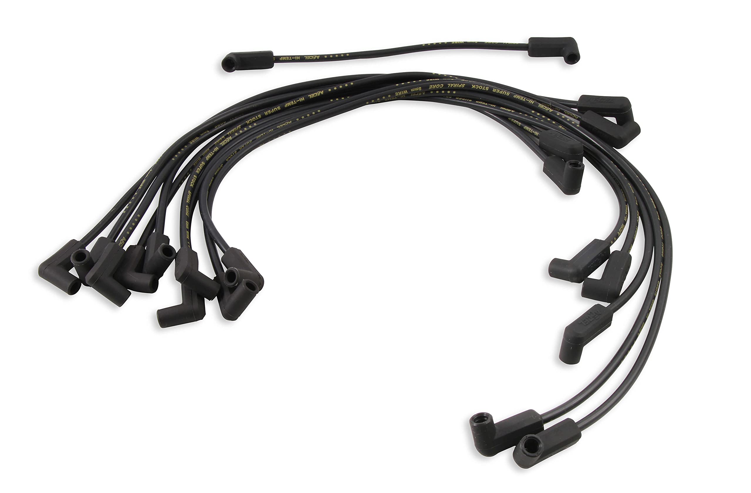 ACCEL 5114K Spark Plug Wire Set- 8mm - Super Stock - Custom - Black Wire