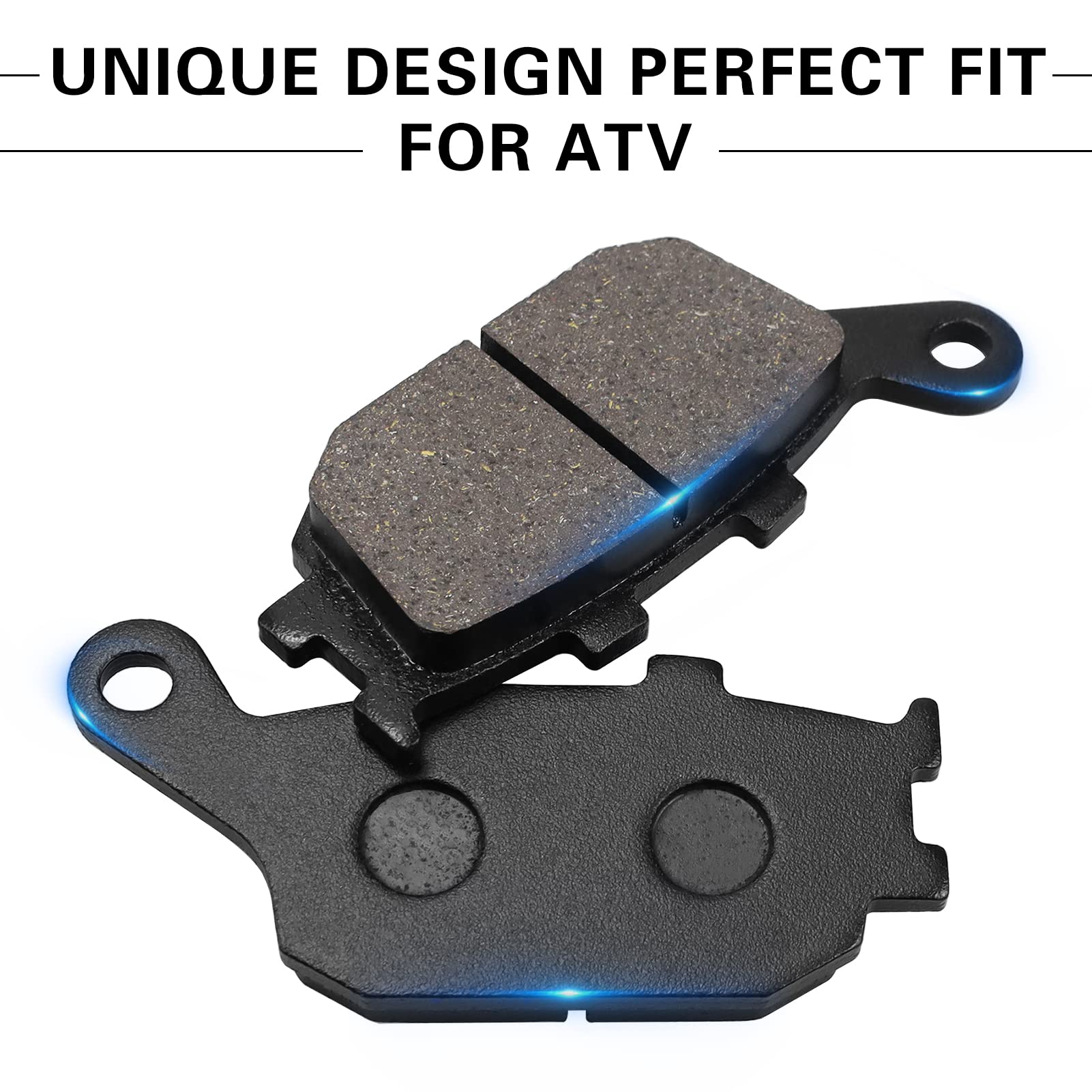 SOLLON Brake Pads Front and Rear for Honda VTX 1300S Retro /C /R /T 2003-2013, Shadow 1100 VT1100 1995-2007, ACE 1100 VT1100T, A
