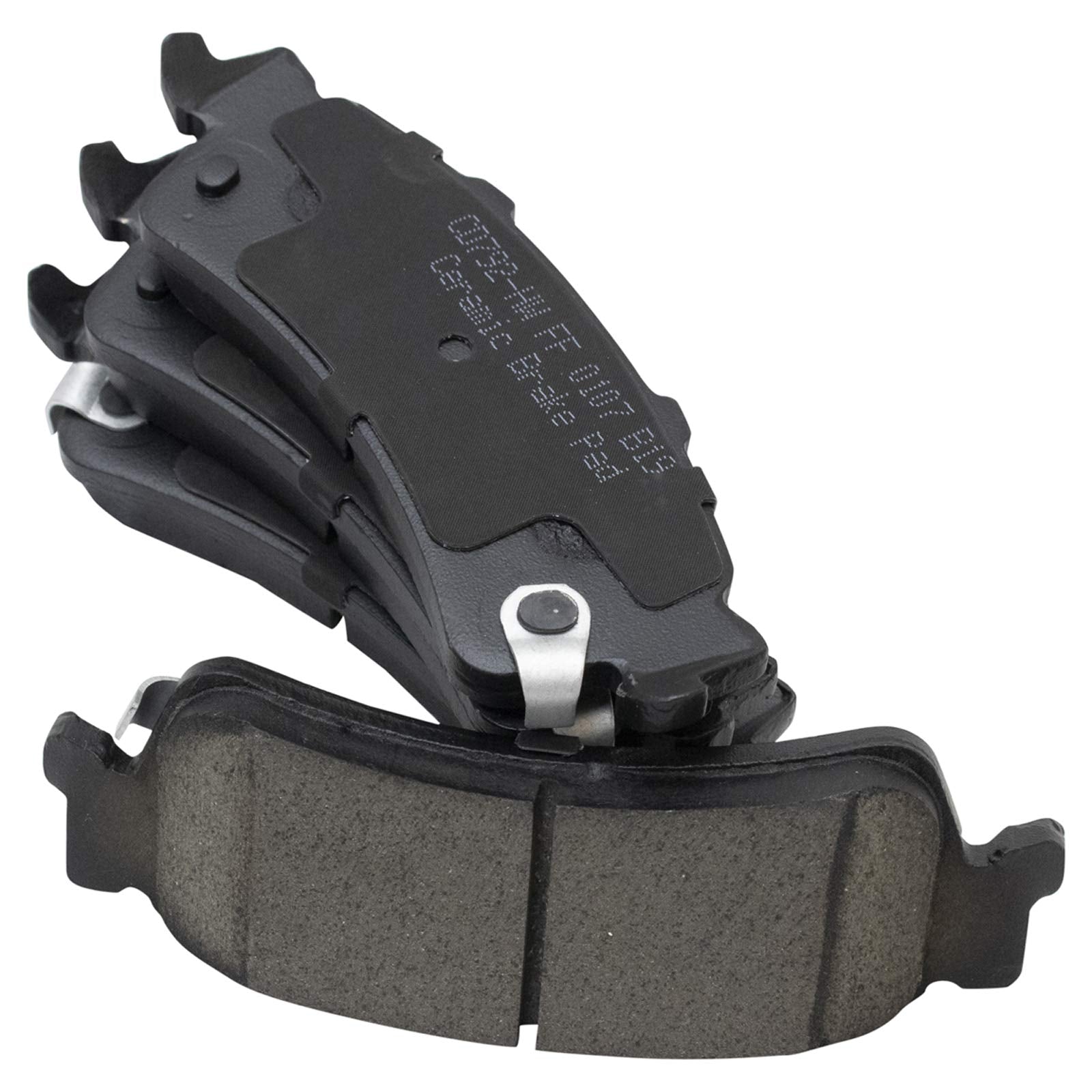 TRQ Rear Posi Ceramic Brake Pad Kit Set for Astro/Avalanche 1500 / Deville/Escalade/Escalade EXT/Safari/Sierra 1500 / Silverado