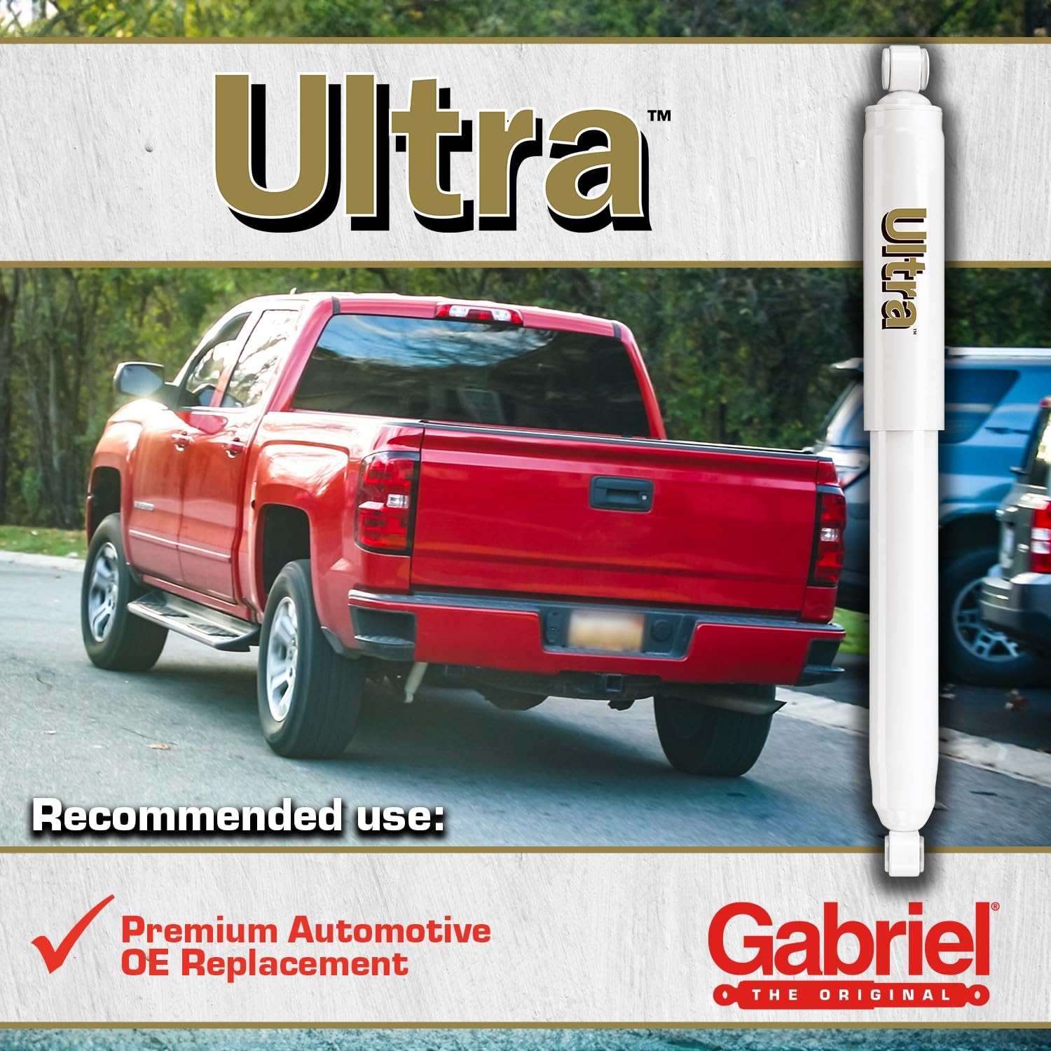 Gabriel G63623 Ultra Rear Truck Shocks Absorbers Fits Berkshire; Winnebago; Thor Motor Coach; Forest River; Fleetwood Jamboree;