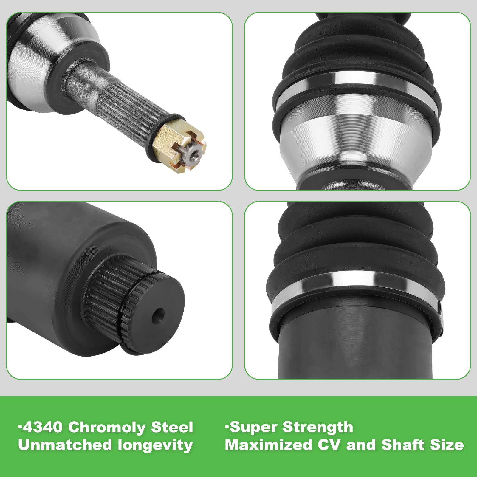 Rear Left Right Cv Axle Shaft For Polaris Sportman 400 450 500 570 700 800, For Sportman Forest 500 2011 2012 2013, Hawkeye 2X4