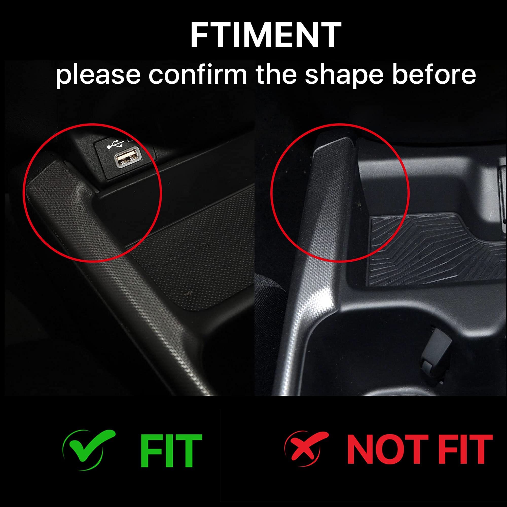 AntBooBoo Cup Holder Trims for Honda CR-V 2021-2022, Peach Wood Grain, ABS Material, Model ABB-C-001