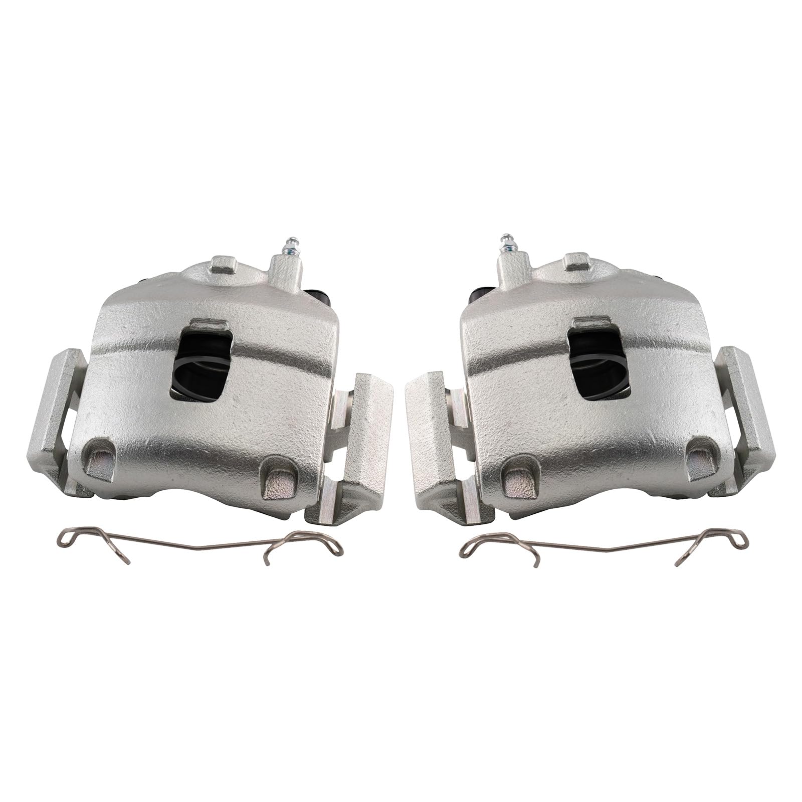 Trq Rear Brake Caliper Set Compatible With 2018 Fiat 500X 2018-2020 Jeep Compass Renegade