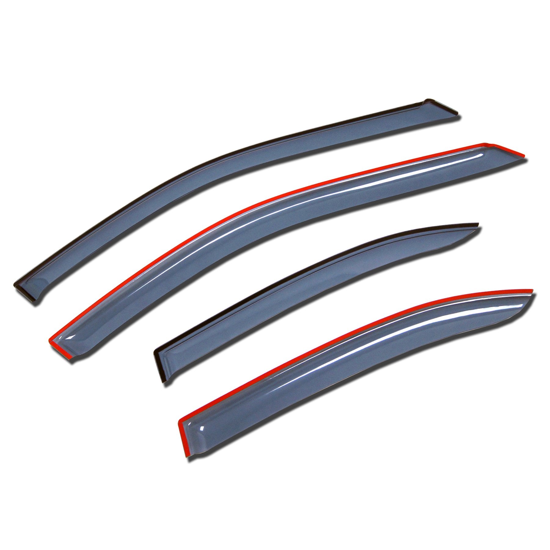 Tuningpros Outside Mount Window Vent Visors Rain Guards Compatible With Chevrolet Aveo5 Hatchback 2007-2010 | Side Window Wind D
