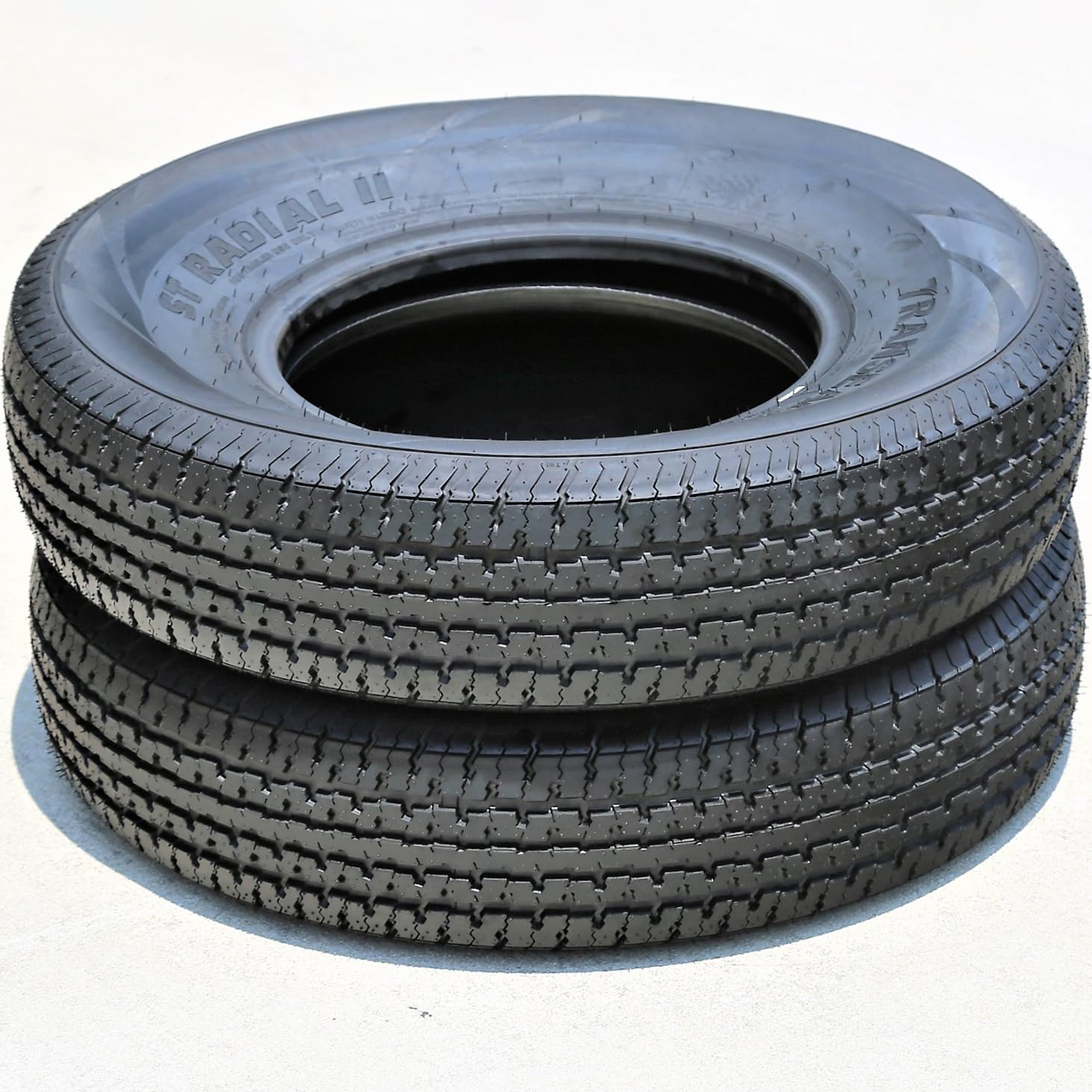 Set Of 2 (Two) Transeagle St Radial Ii Premium Trailer Radial Tires-St205/75R14 205/75/14 205/75-14 105/101L Load Range D Lrd 8-