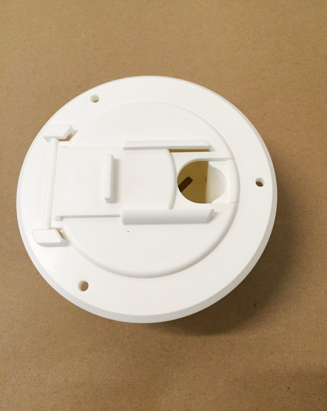 Valterra White Electric Power Cord Small Round Cable Hatch 3'' Cutout RV