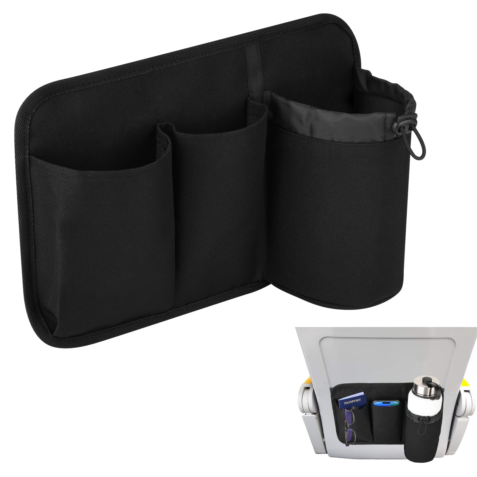 Cosmos Airplane Seat Back Pocket Organizer - Car Seat Pocket Stock Storage Bag & Airline Seat Pocket Hanging Holder Pouch for Ho