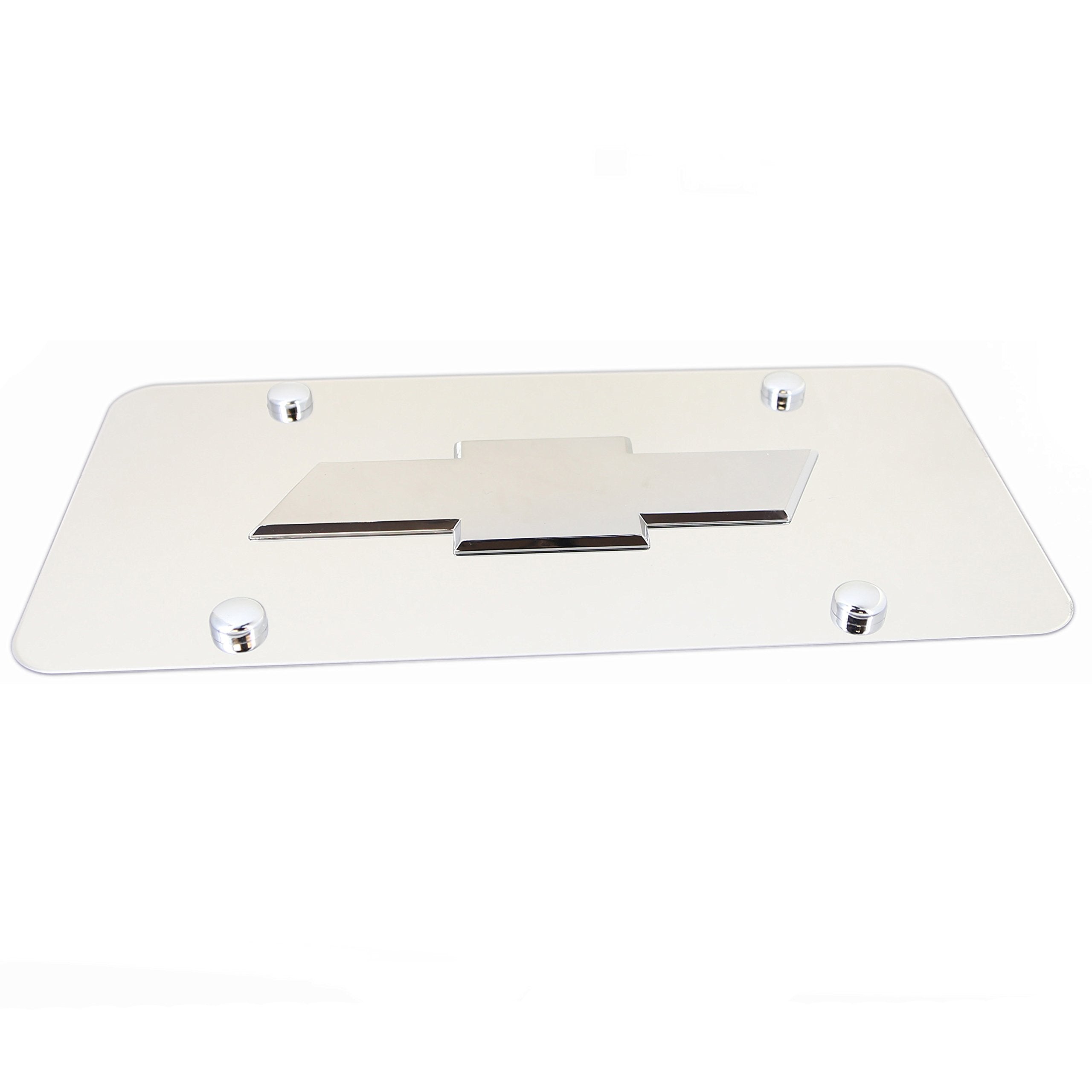 Au-Tomotive Gold Compatible With Chevy Logo Front License Plate