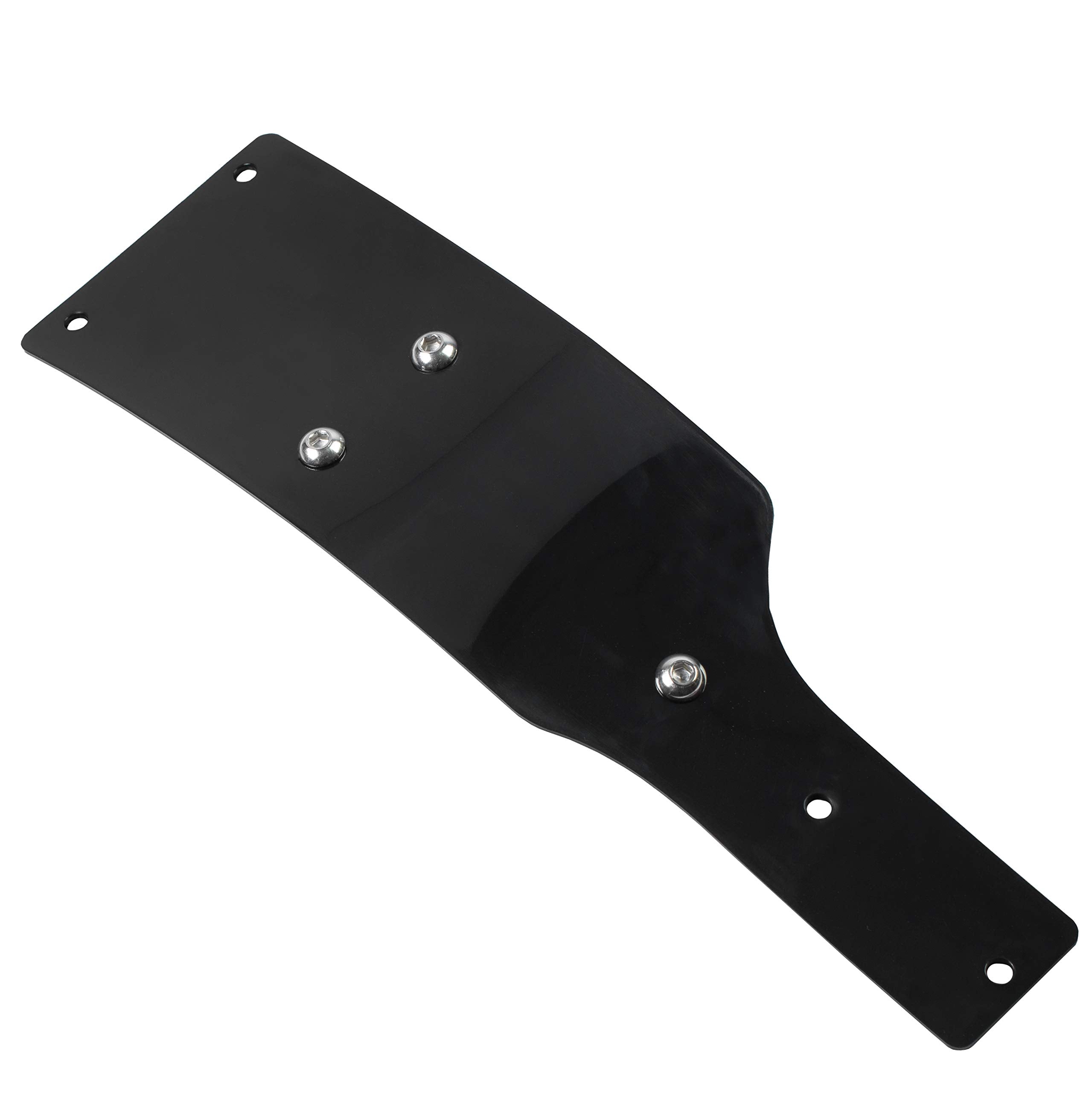 ECOTRIC Electric Bicycle Skid Plate/Rock Guard for 2016-2020 Rad Power Bikes - Black