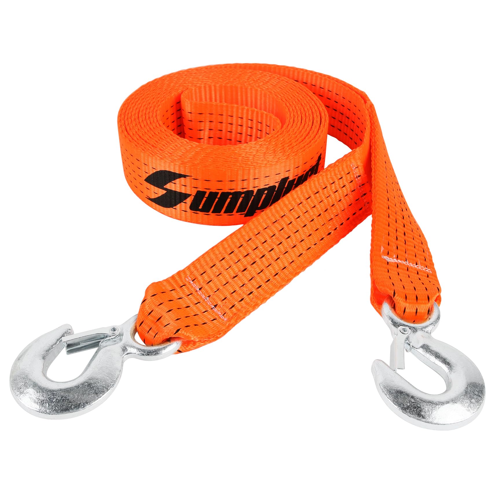 Heavy Duty Tow Straps With Hooks 2 X 20 Ft,20000 Lbs Nylon Kinetic Recovery Rope Kit For Vehicles Trip Acessories,Cable For Truc