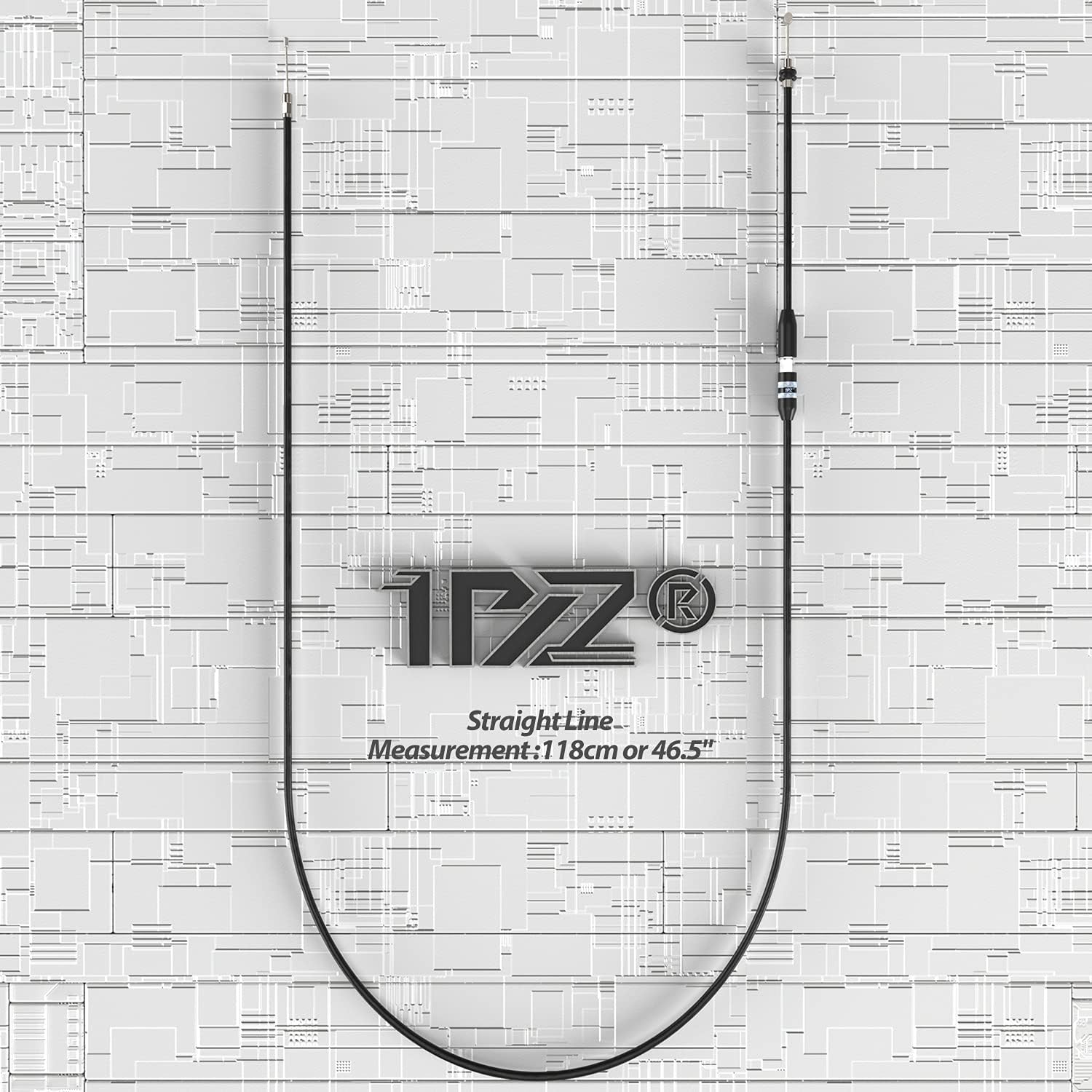 1PZ TA1-S22 Heavy Duty 7/8'' 22mm Thumb Throttle Cable Accelerator Handle Assembly For 50cc 70cc 90cc 110cc 125cc 250cc 4 Wheele
