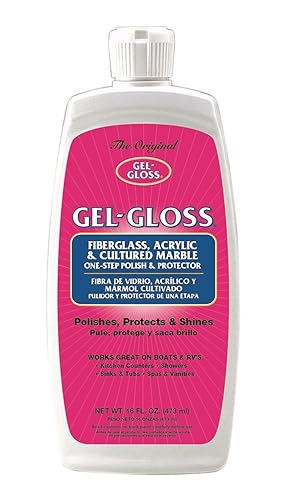 TR Industries Gel-Gloss RV Polish & Protector, Model GG-16, 16 Fl Oz