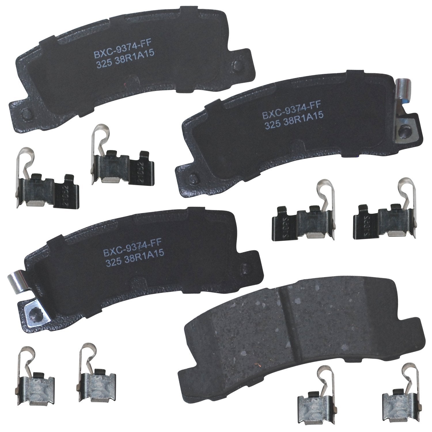 Bendix Premium Sbc325 Ceramic Rear Brake Pads For Lexus Es250 1991-1990, Es300 1999-1992, Rx300 2003-1999, Toyota Camry 1999-198