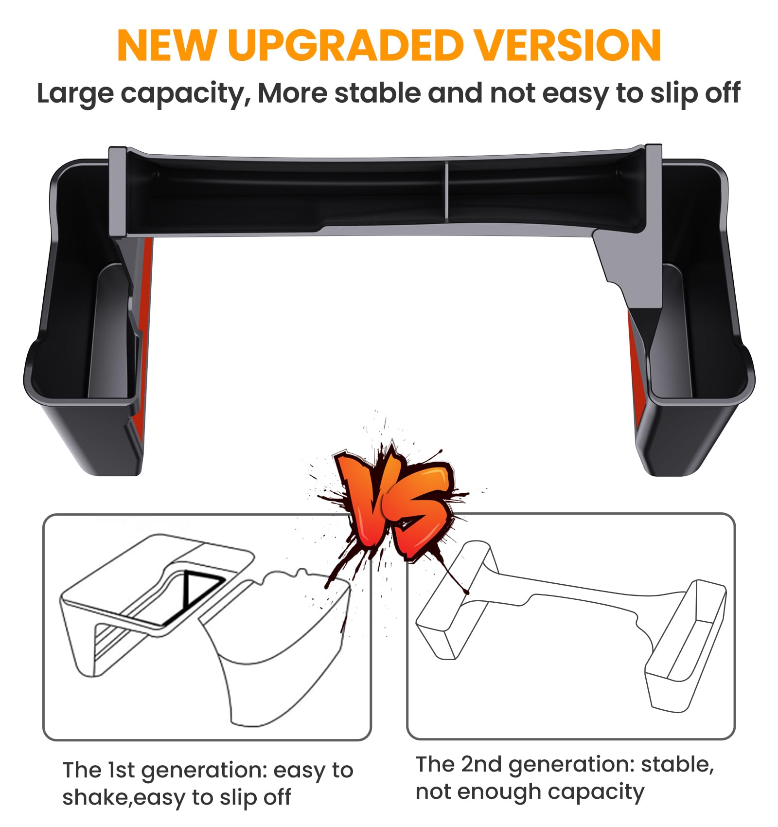 Eamplest Gear Shift Center Console Organizer for Jeep Wrangler JL/JLU/Gladiator JT, ABS, 1PCS, 2023-2018
