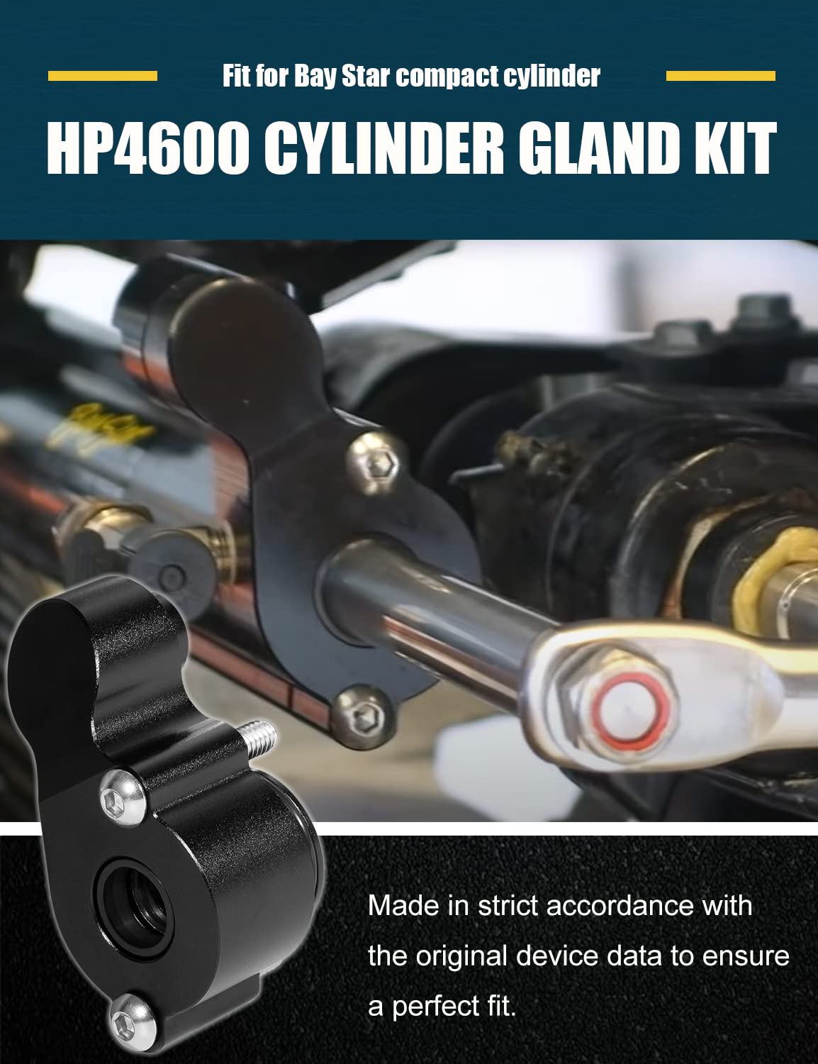 Yoursme HP4600 Cylinder Gland Kit for BayStar Compact Cylinder Models HC4645H, HC4648H, HC4658H, HC4647H