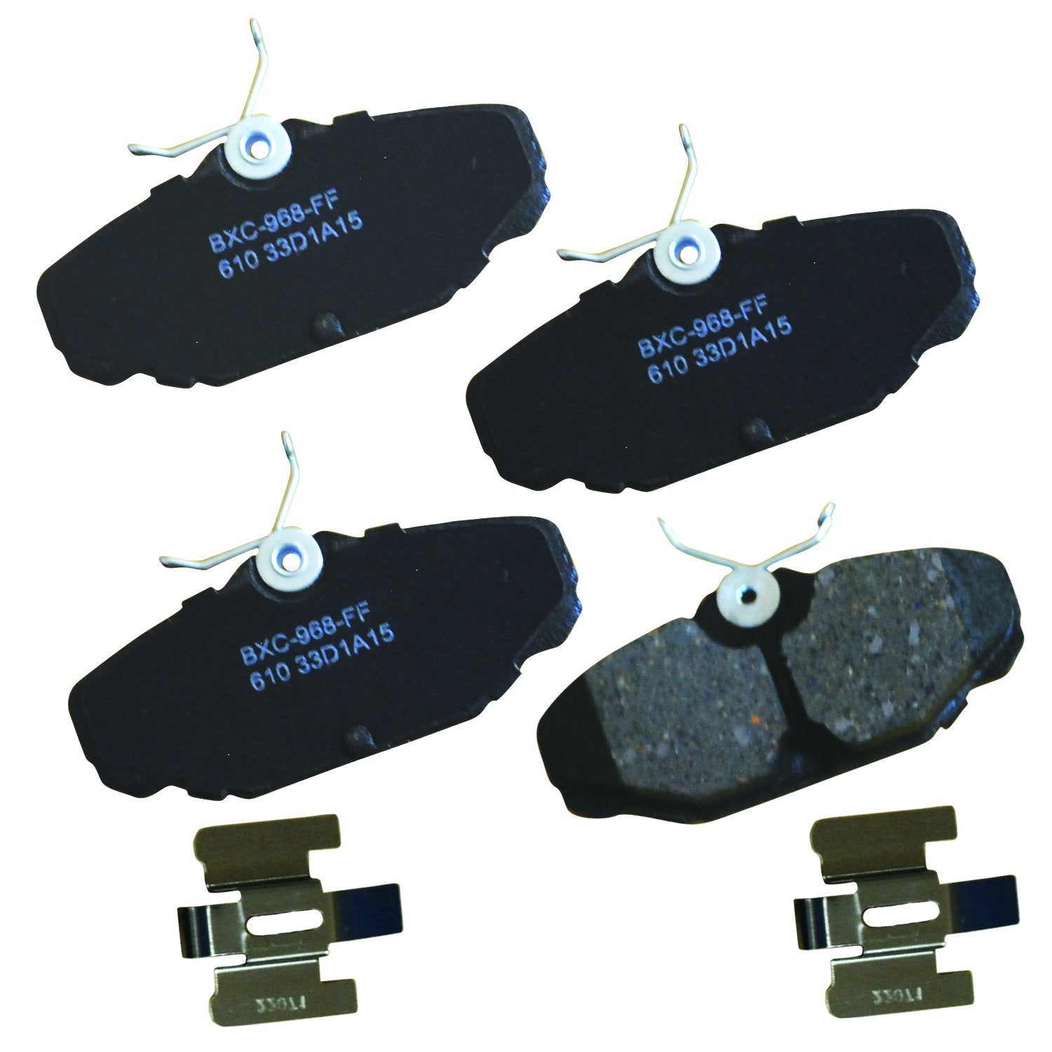 Bendix Premium Sbc610 Ceramic Rear Brake Pads For Ford Sable 2001-1994, Taurus 2005-1993, Lincoln Continental 2002-1993, Mercury