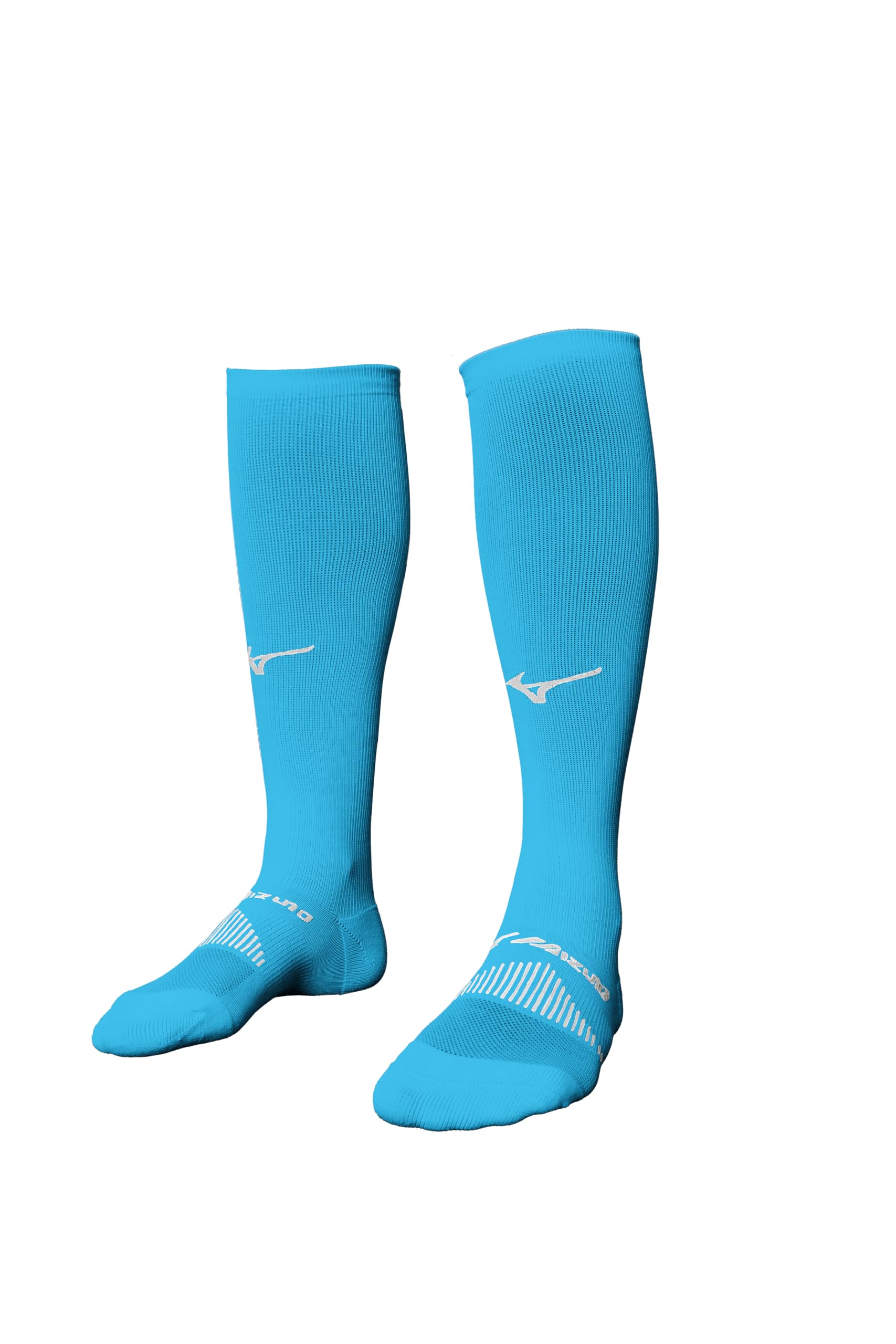 Mizuno Performance Otc Socks | Padded Athletic Socks | Light Blue | Unisex Small