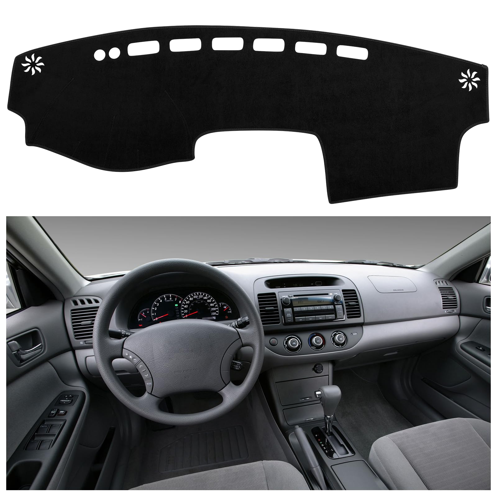 Speedwow Dashboard Dash Board Cover Mat Carpet Compatible With 2013-2018 Toyota Rav4