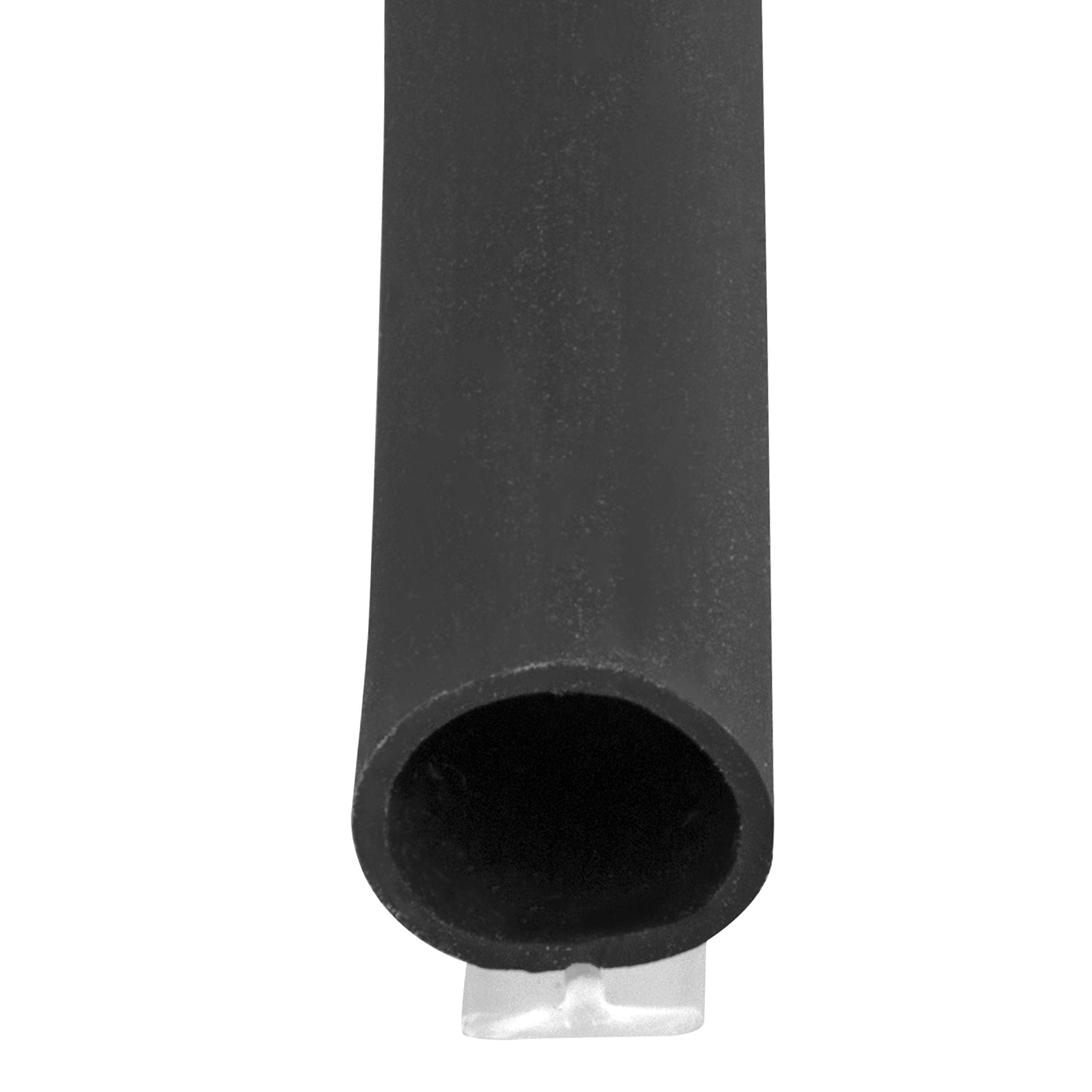 T-Slot Mount Window Weatherstrip Seal 5/16 Bulb Bubble For 3/16 Slot Receptacle 3 Colors & 5 Length Options (10', Black)
