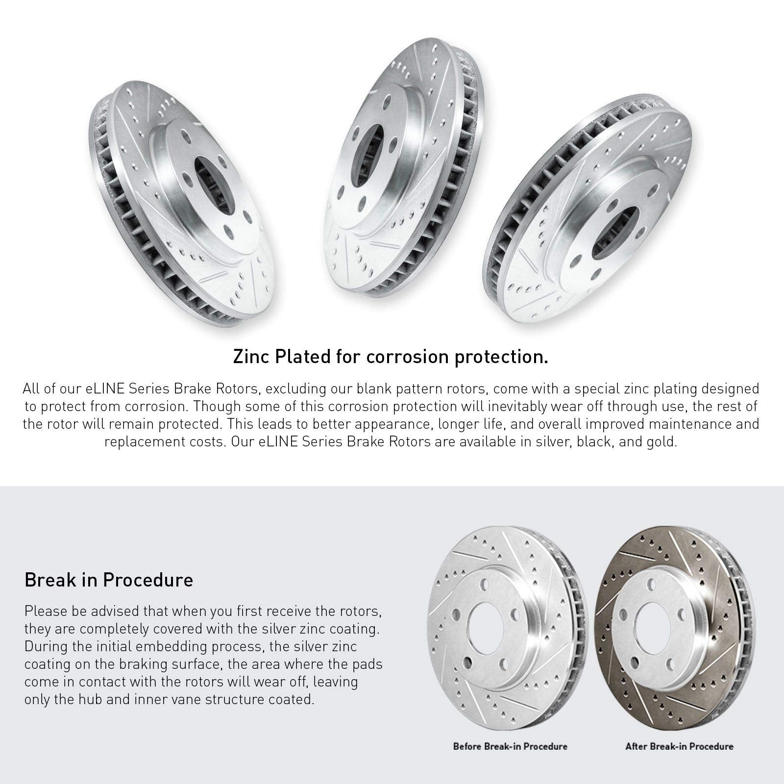R1 Concepts Front Brakes And Rotors Kit Front Ceramic Brake Pads Fits 2003-2009 Toyota 4Runner (319Mm Front Rotors), 2005-2022 T