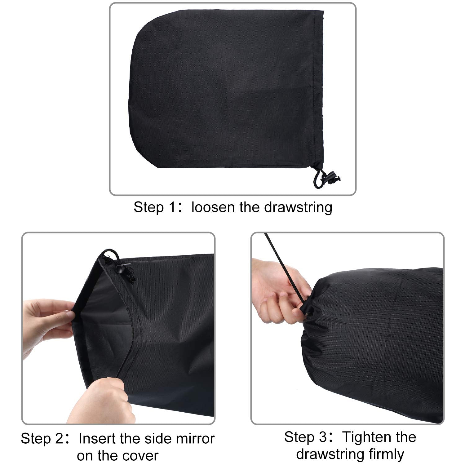 Side View Mirror Cover Auto Rearview Protection Cover Snow Ice Mirror Covers Exterior Rear View Accessories Universal Size For C