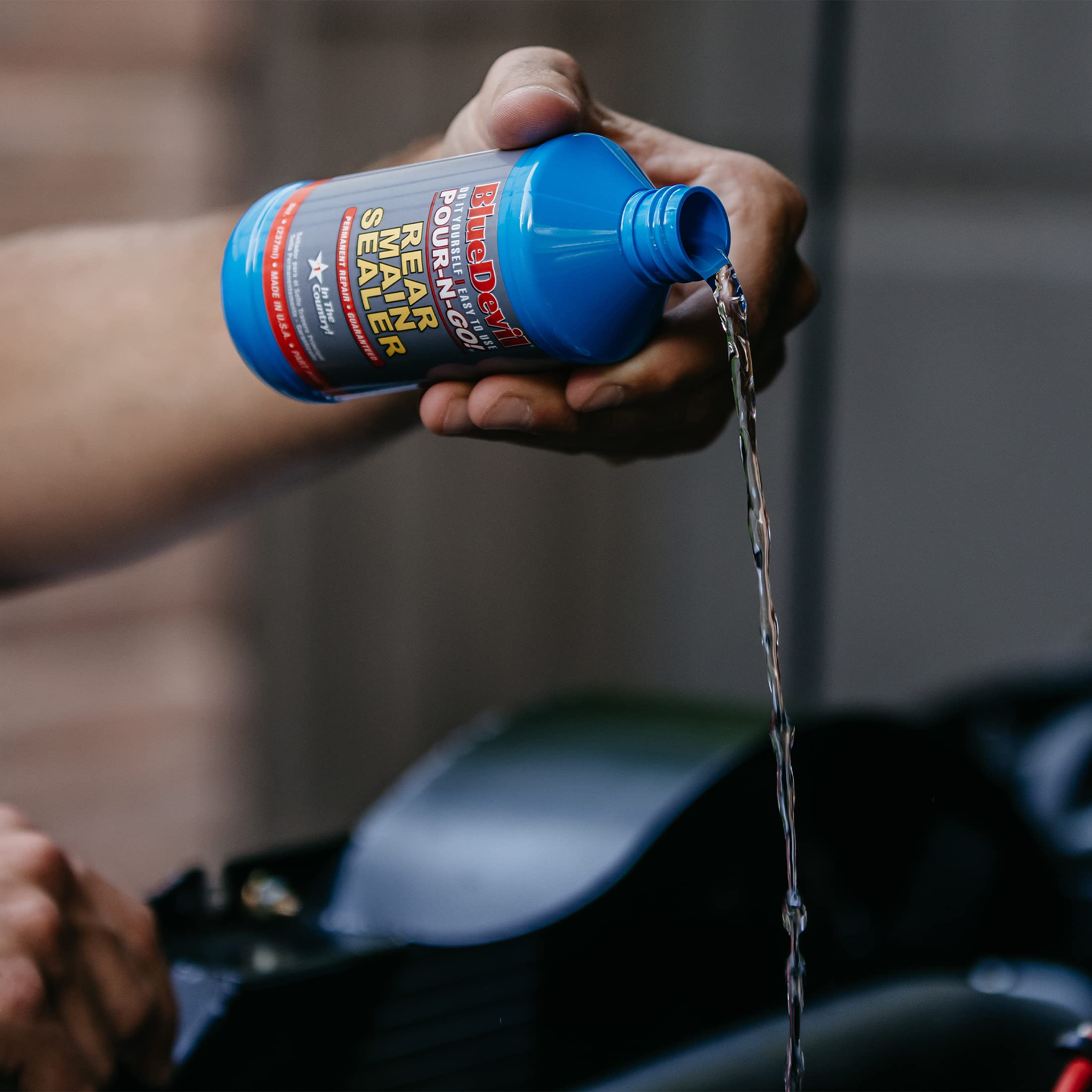 BlueDevil Products Rear Main Sealer - 8 Ounce, Rubber, Blue, Model 00234