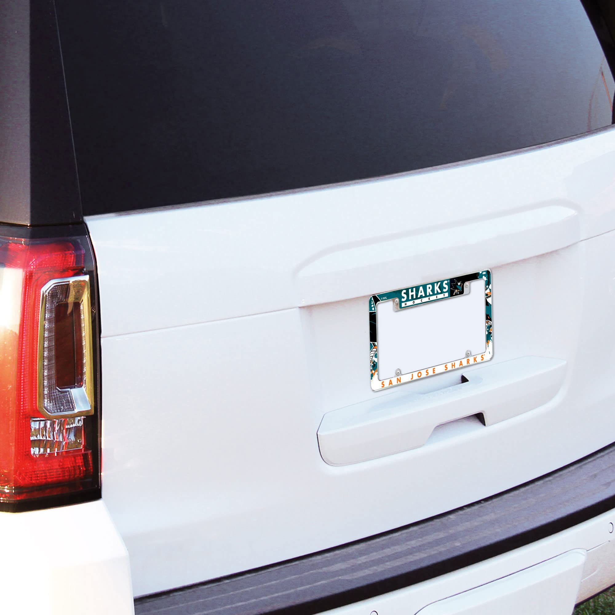 Rico Industries Rainforest Frogs All Over Automotive License Plate Frame for Car/Truck/SUV (12 x 6)