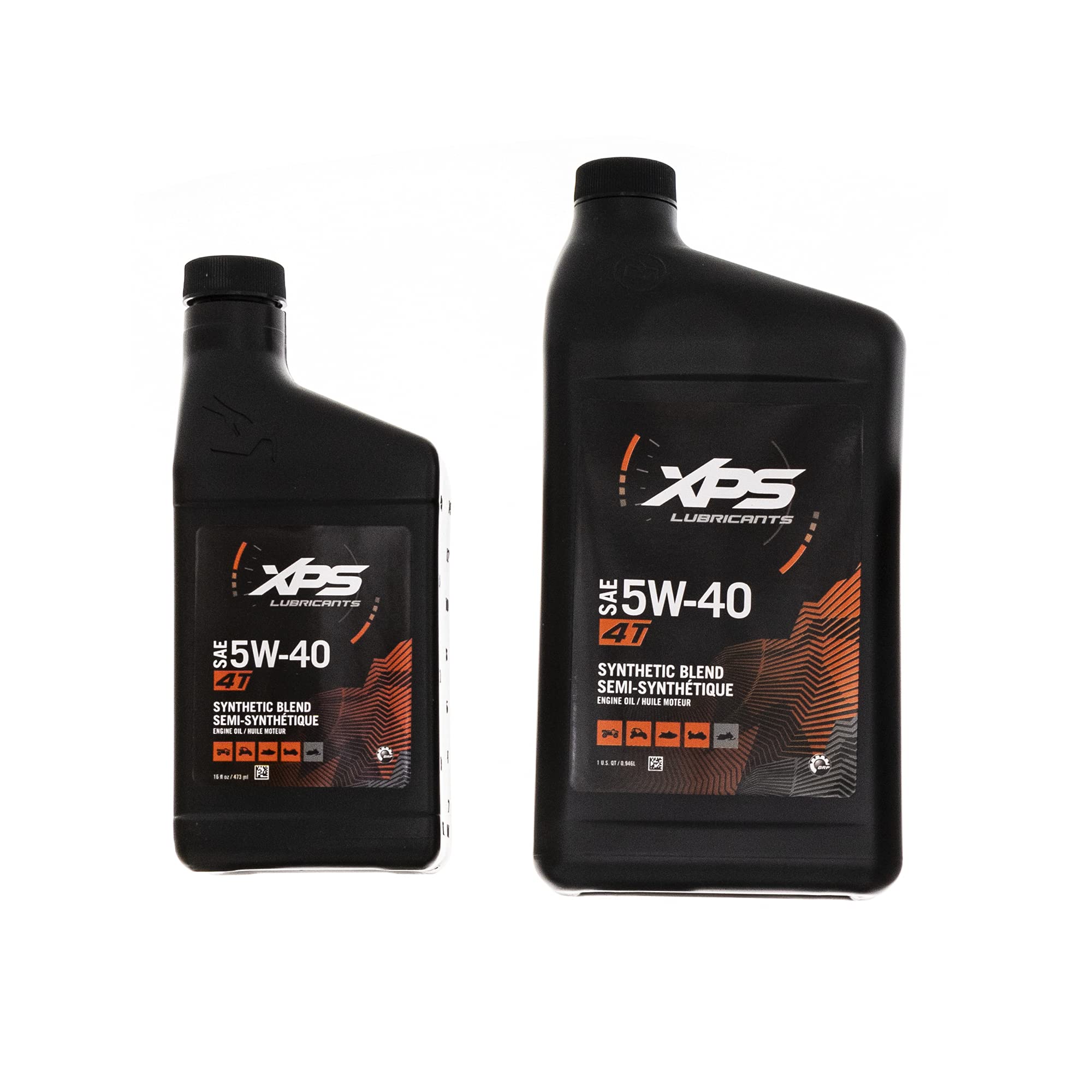 CAN AM Off-Road 4T 5W-40 Synthetic Blend Oil Change Kit for Rotax 450 cc - Model 779256/9779487