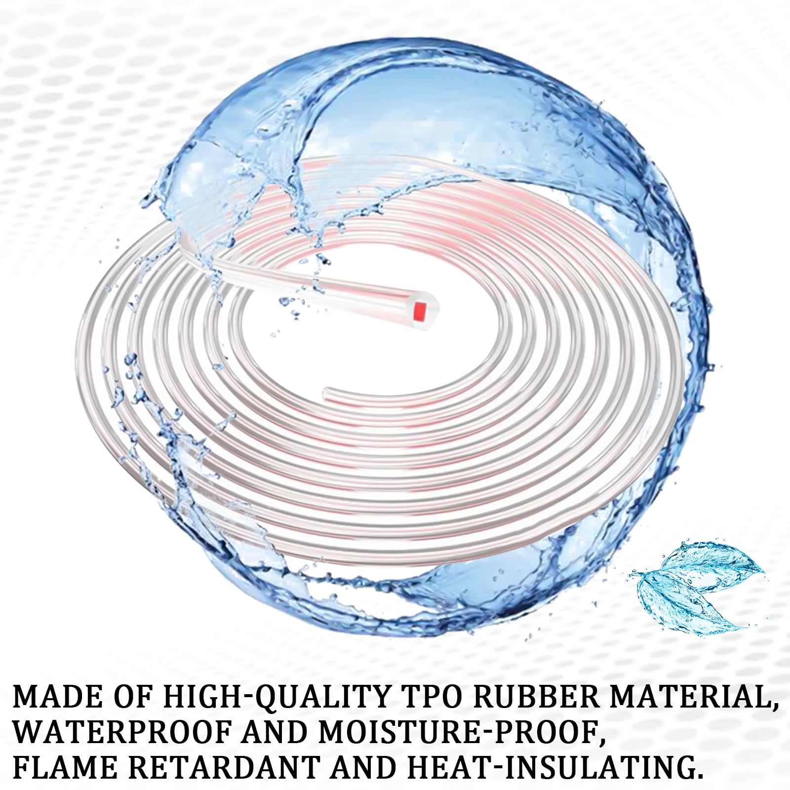 Pvotawp Car Door Edge Guards Car Door Protectors Edge Guards, 16Ft Door Edge Guards Clear Rubber U Shape Door Weather Seal Strip