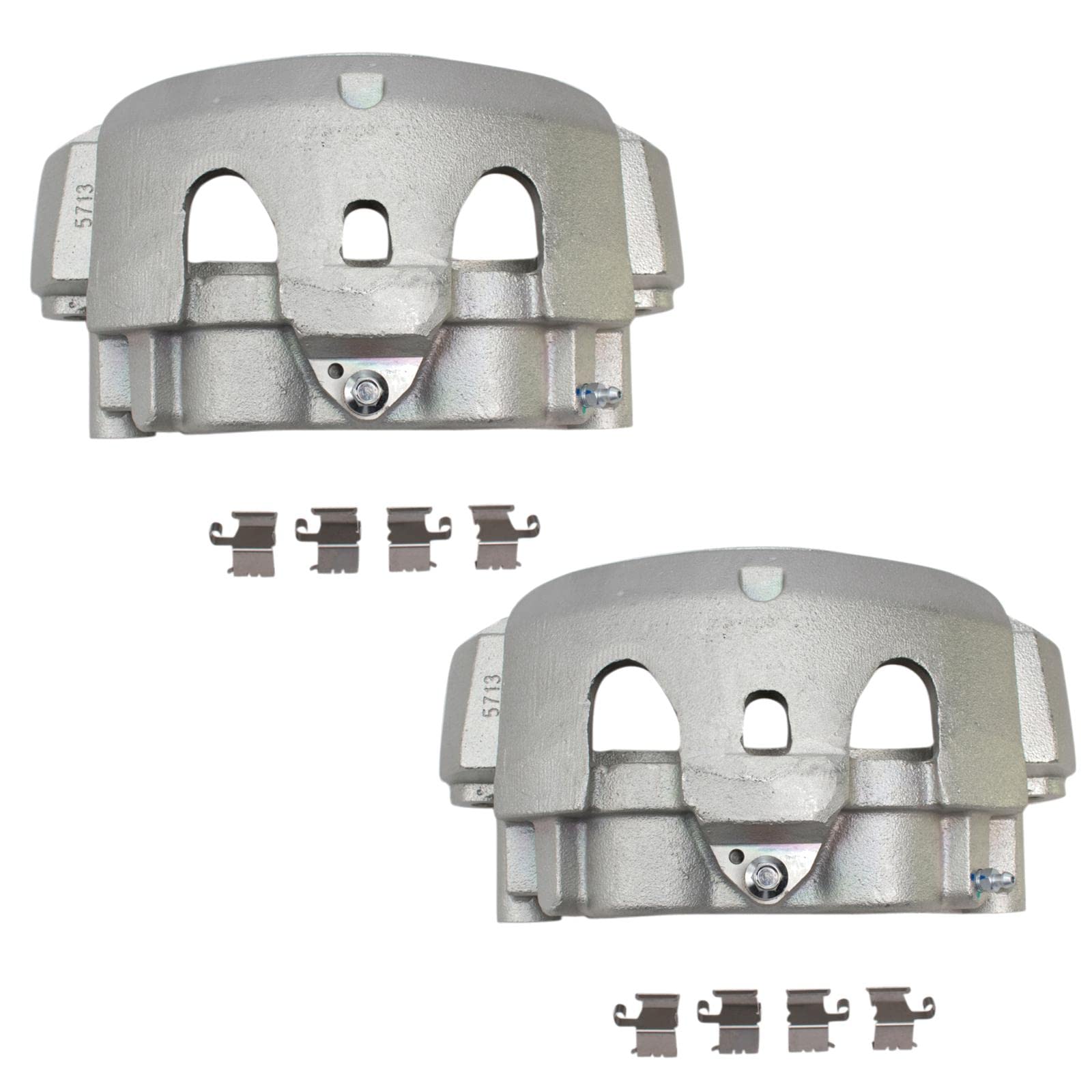 Trq Front Brake Caliper Set Compatible With 2012-2021 Nissan Nv1500 Nv2500 Nv3500 2016-2023 Titan Xd