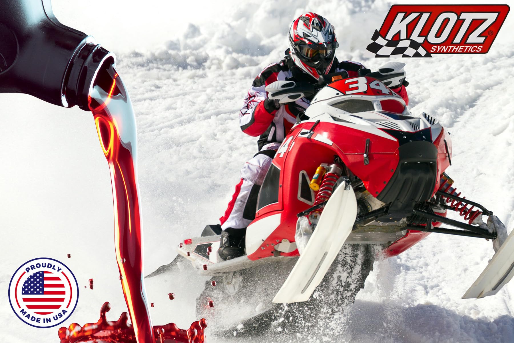 Klotz KL-216 Synthetic Snowmobile Oil - TC-W3 - 1 Gallon