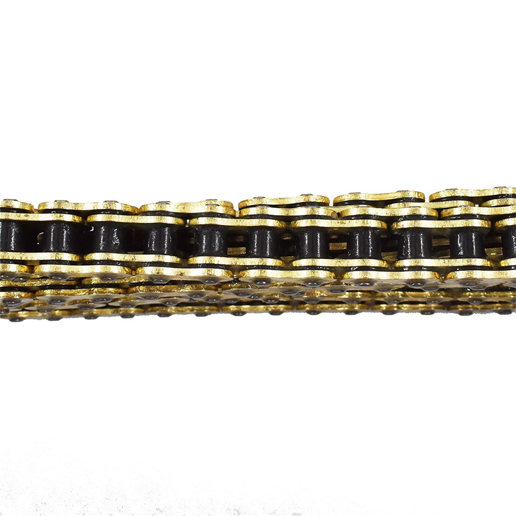 Labwork Heavy Duty Drive Chain With O-Ring Gold Color Pitch 530X130 Links Replacement For Honda Kawasaki Suzuki Yamaha