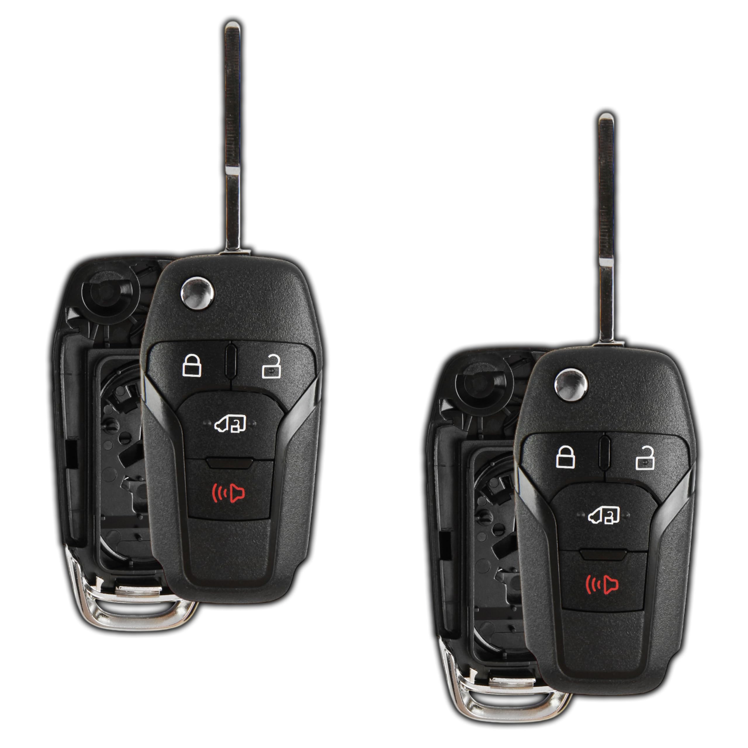 2x Remote Van Key Fob Shell Case Replacement for Ford Transit Connect N5F-A08TAA